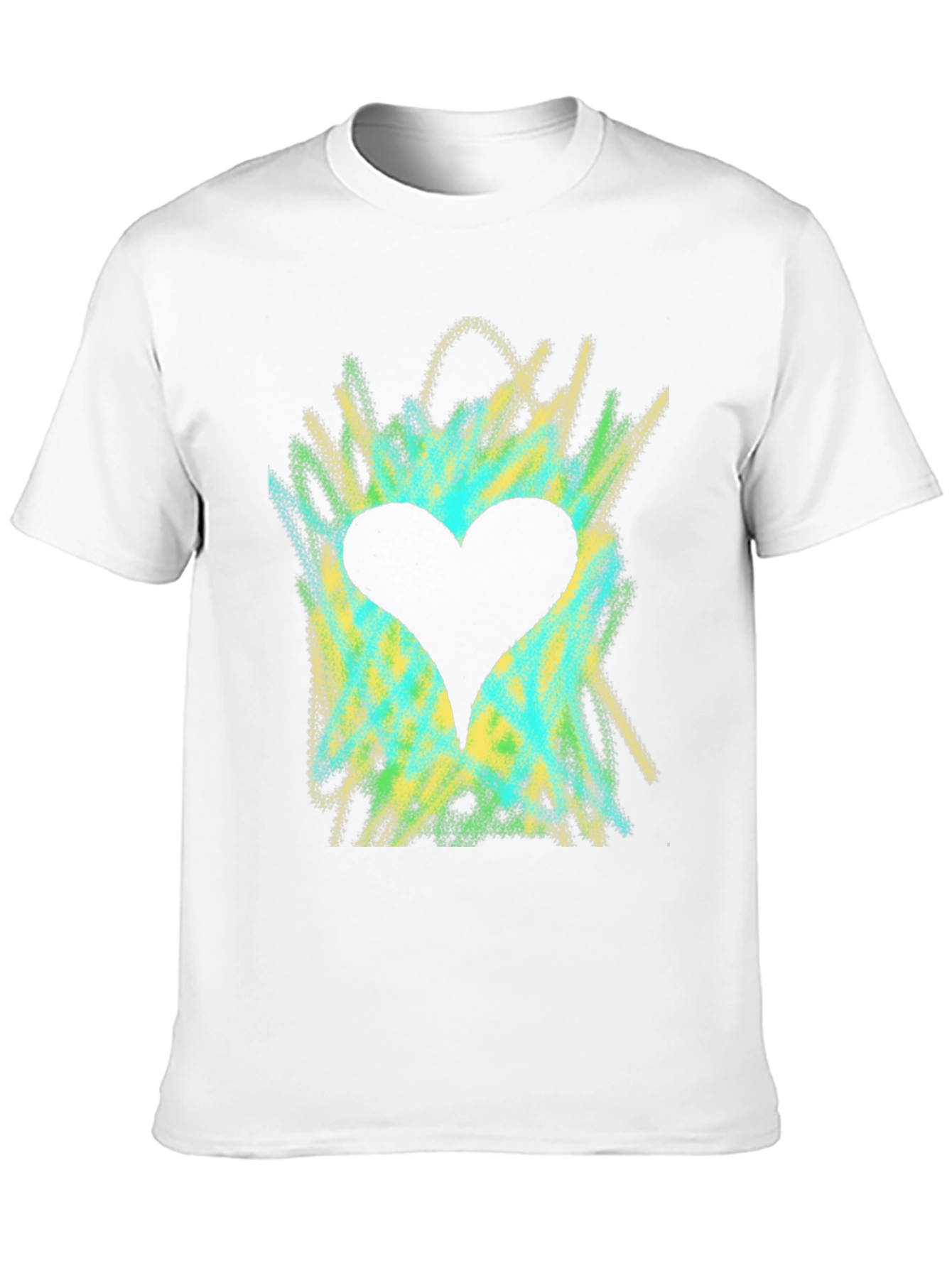 Black Heart Burst Graphic T-Shirt view 10
