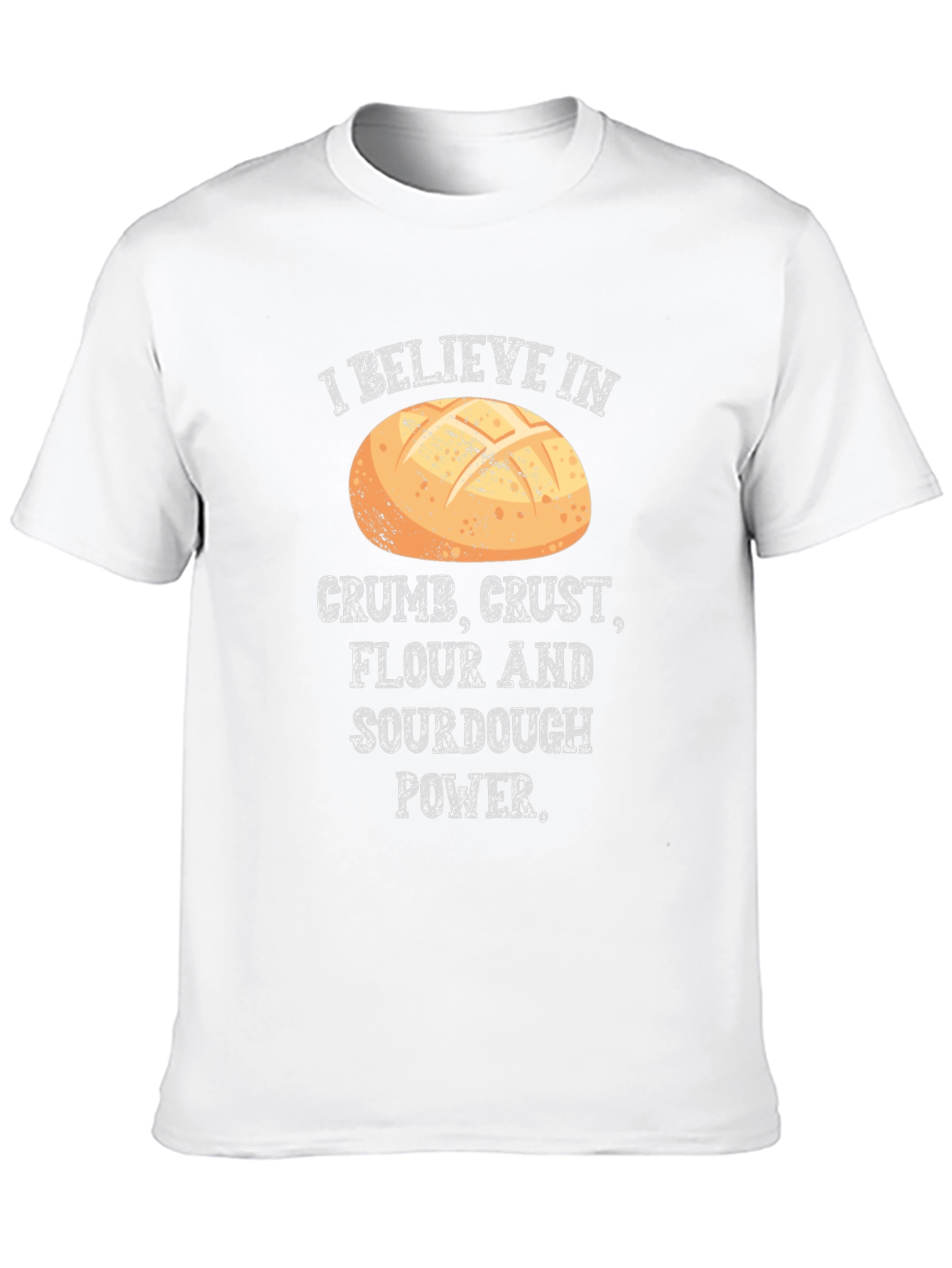 Black Crumb, Crust, Flour, Sourdough Power T-Shirt view 10