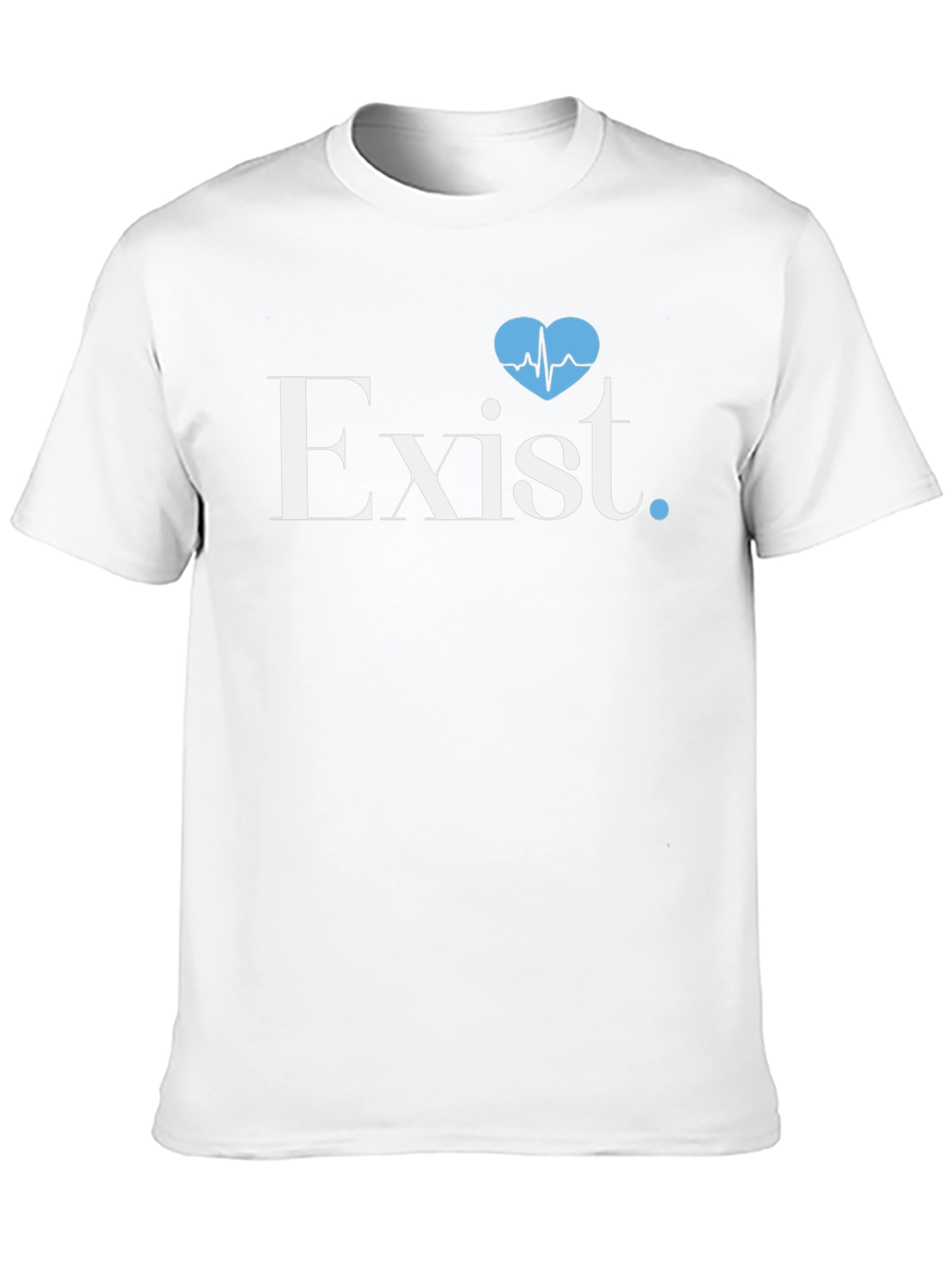 Black Exist Heartbeat Graphic Tee - Stylish Comfort view 10