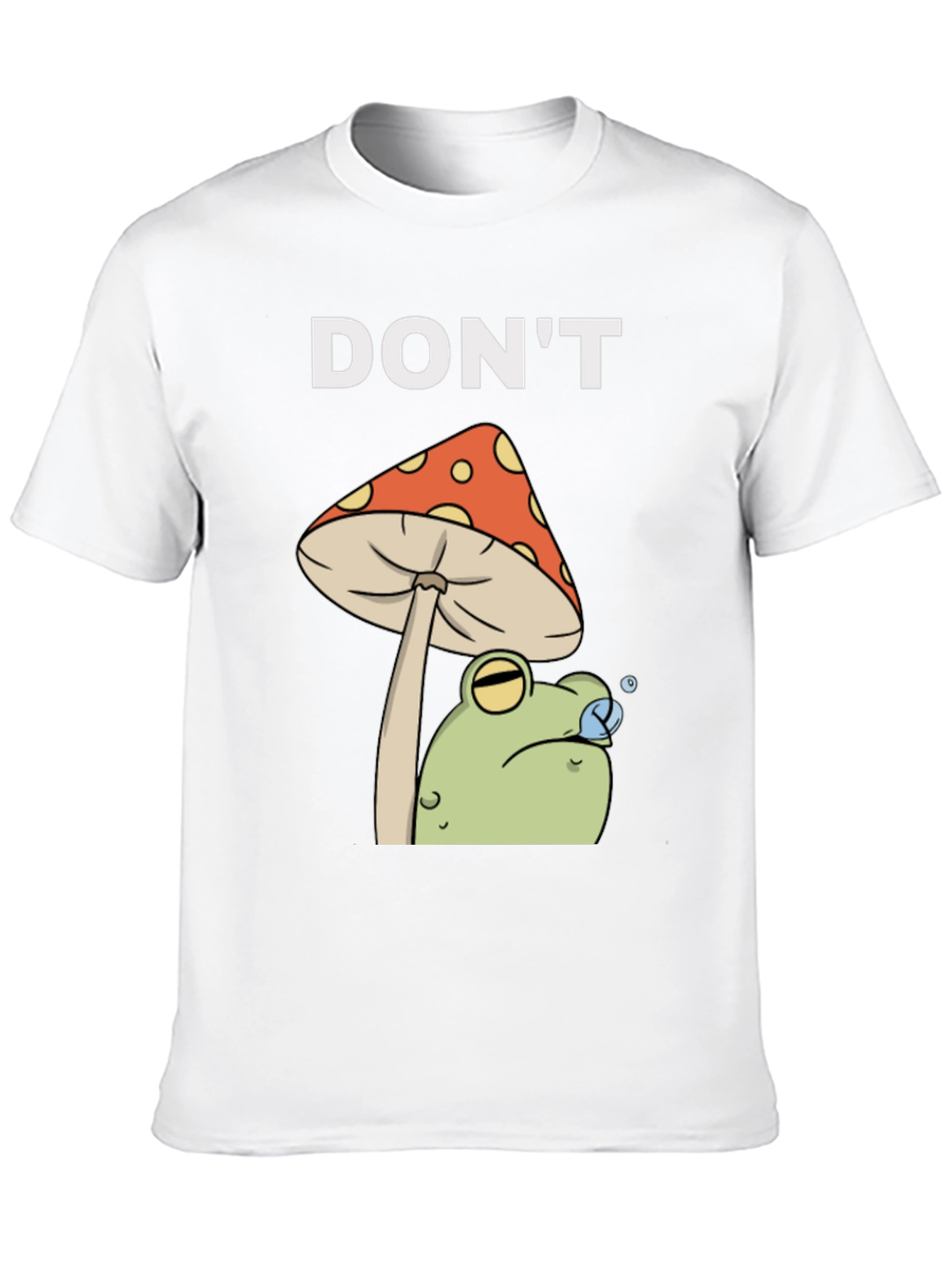 Black Don't Frog on Mushroom Graphic Tee view 10