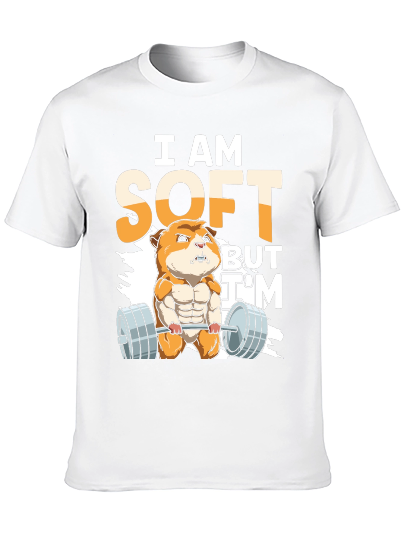 Black I Am Soft But I'm Strong T-Shirt view 10