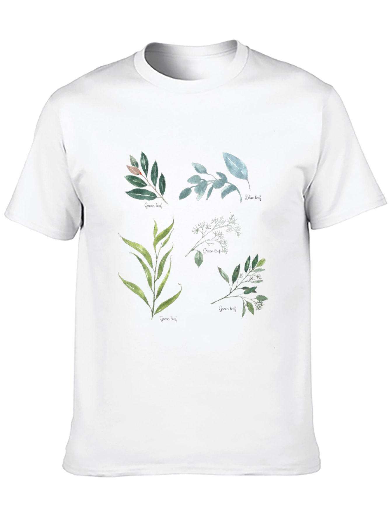 Black Botanical Print Black T-Shirt view 10