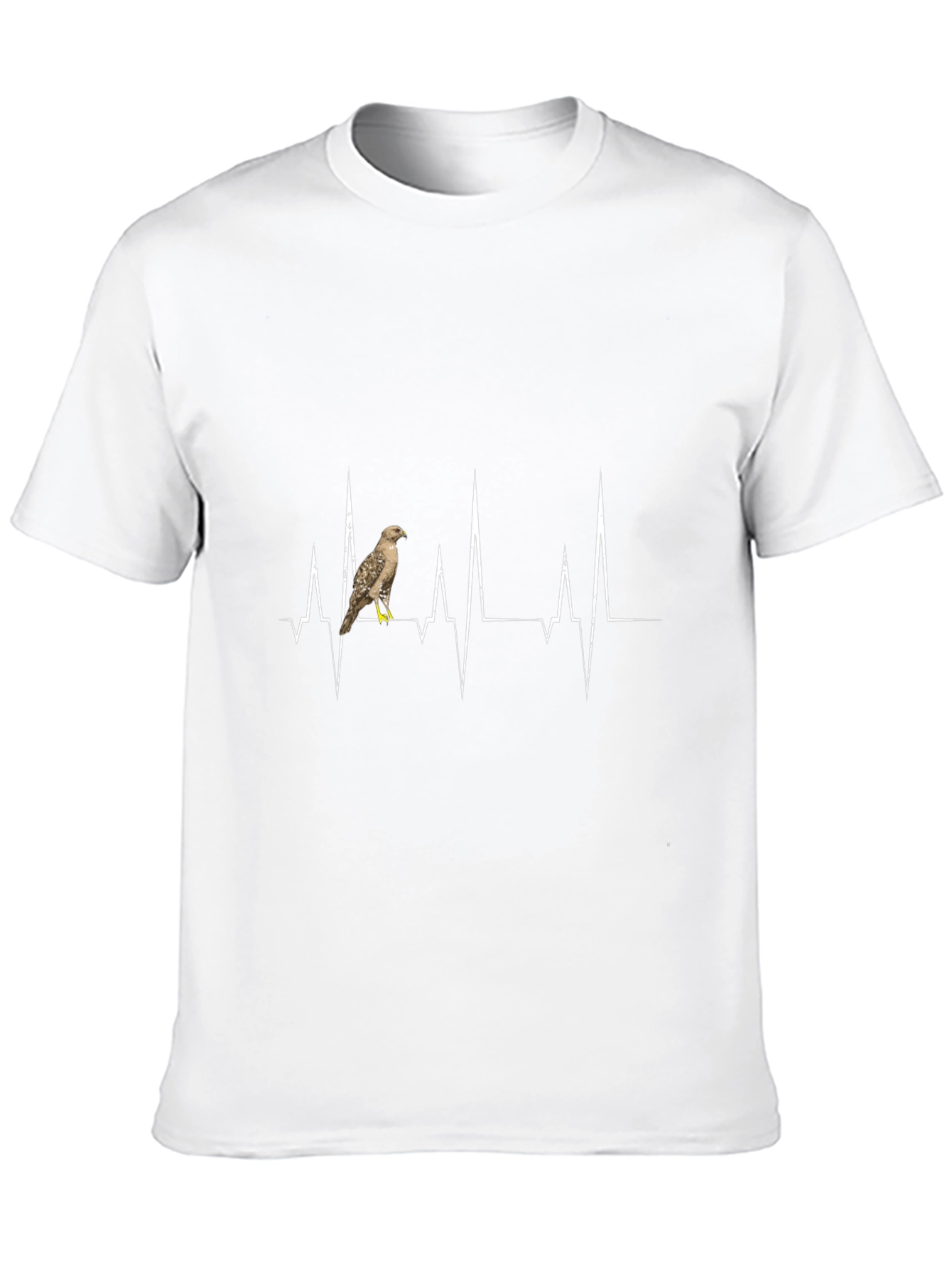 Black Hawk Heartbeat Graphic Tee - Black Cotton T-Shirt view 10