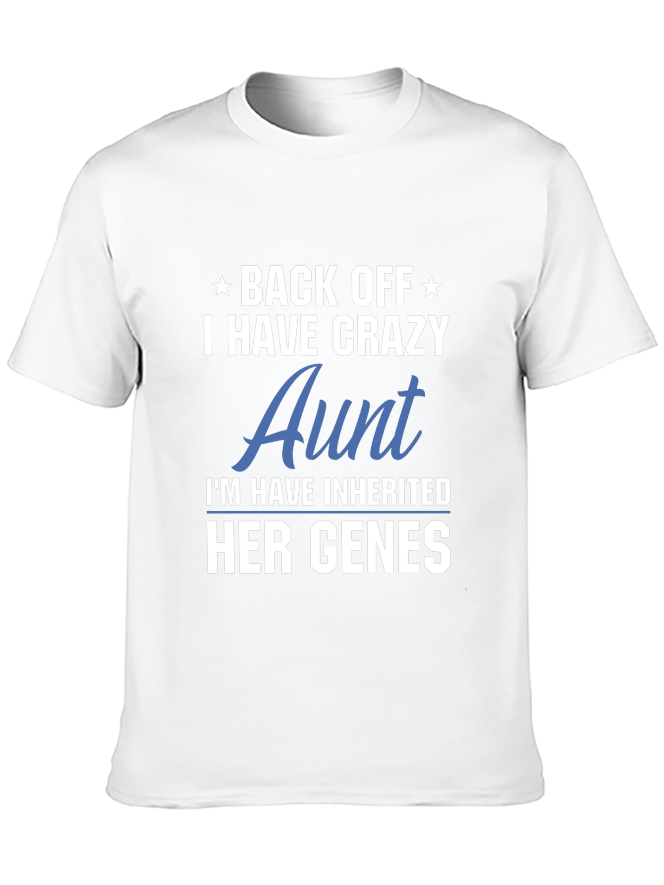 Black Crazy Aunt Genes T-Shirt - Black view 10