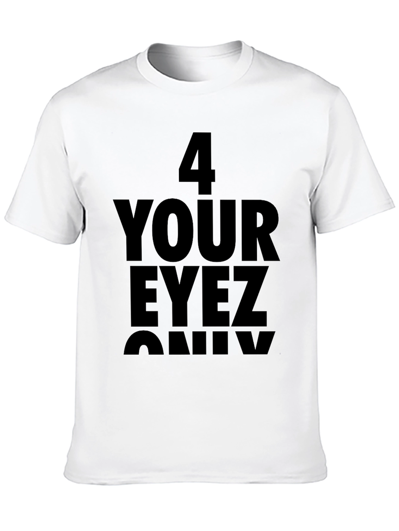 Black 4 Your Eyez Only Graphic T-Shirt view 10