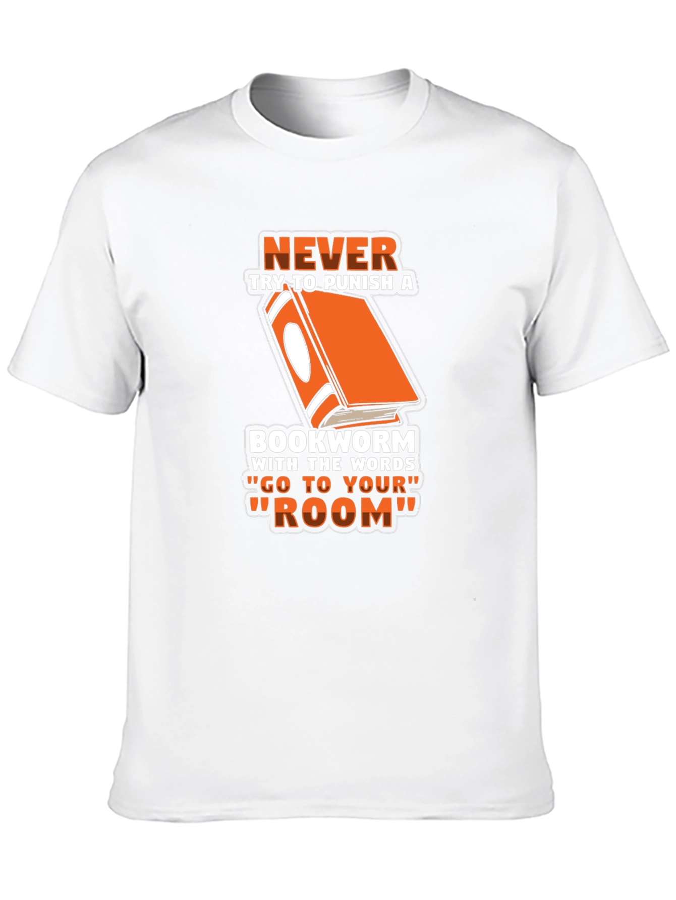 Black Never Punish a Bookworm T-Shirt view 10