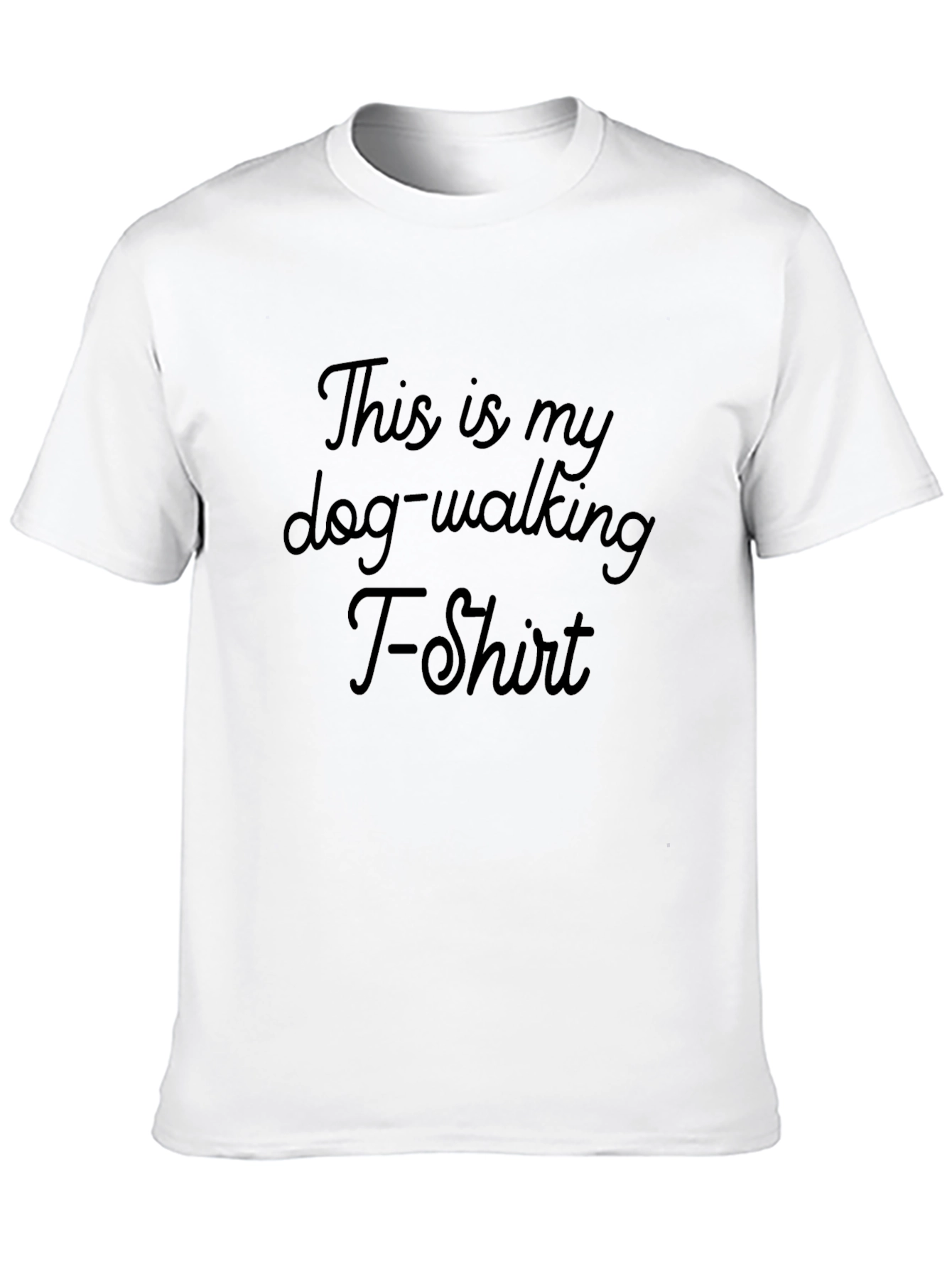 Black Dog Walking T-Shirt - Funny Pet Lover Tee view 10