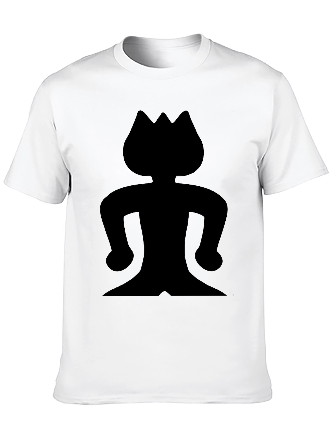 Black Silhouette Graphic Tee - Black view 10