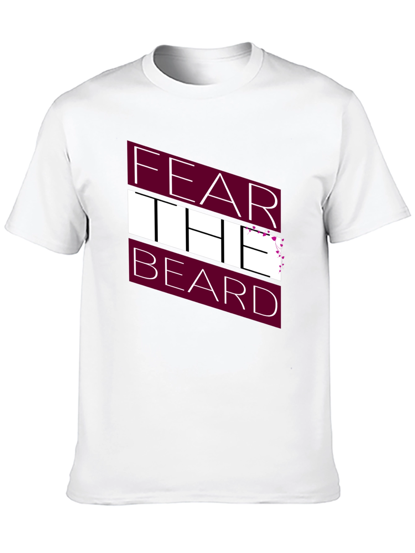 Black Fear The Beard Graphic Tee view 10