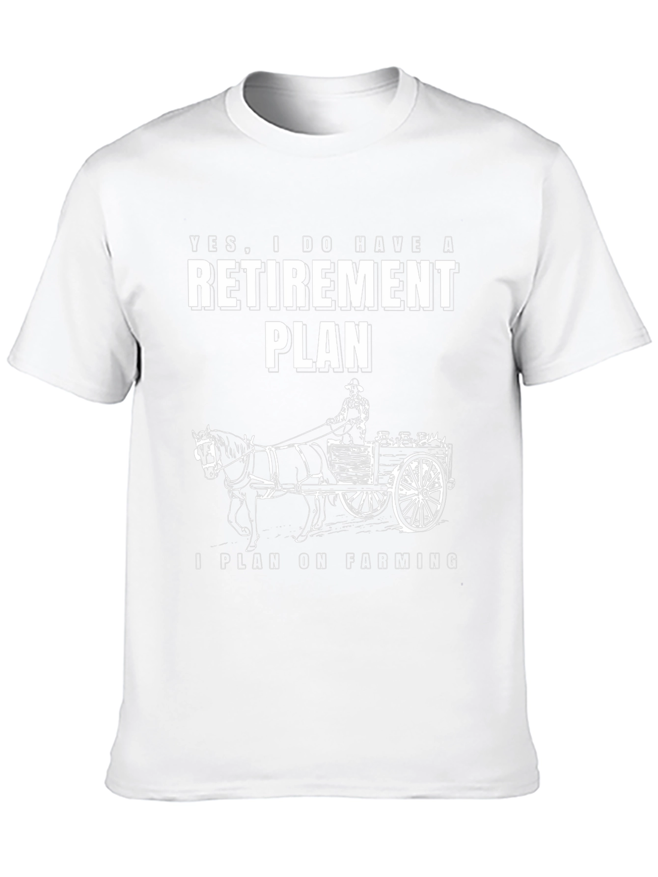 Farming Retirement Plan Graphic T-Shirt - 10