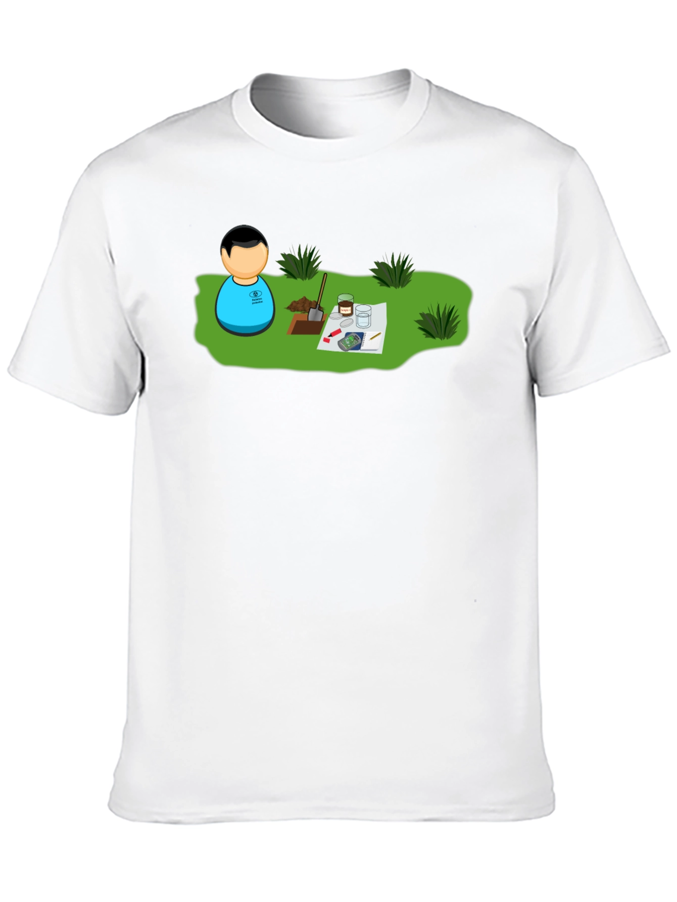 Black Cartoon Archaeology Graphic Tee view 10