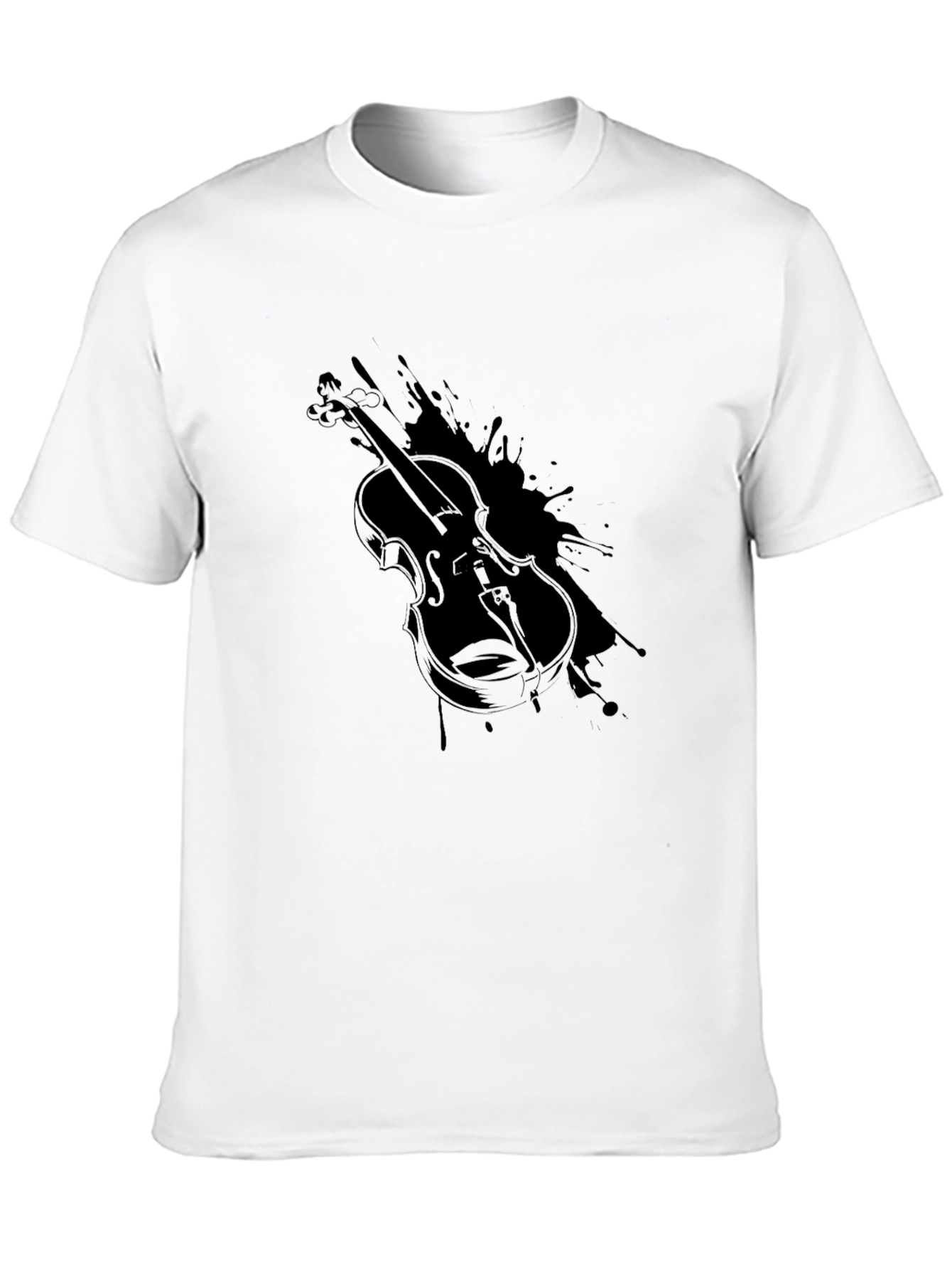 Black Violin Graphic Tee - Stylish Musician T-Shirt view 10