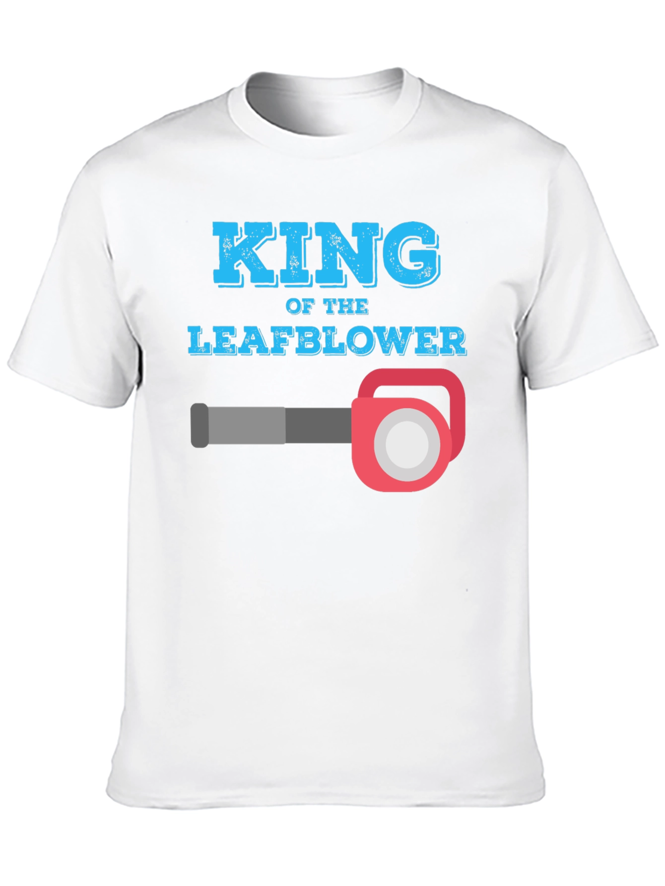 Black King of the Leaf Blower T-Shirt view 10