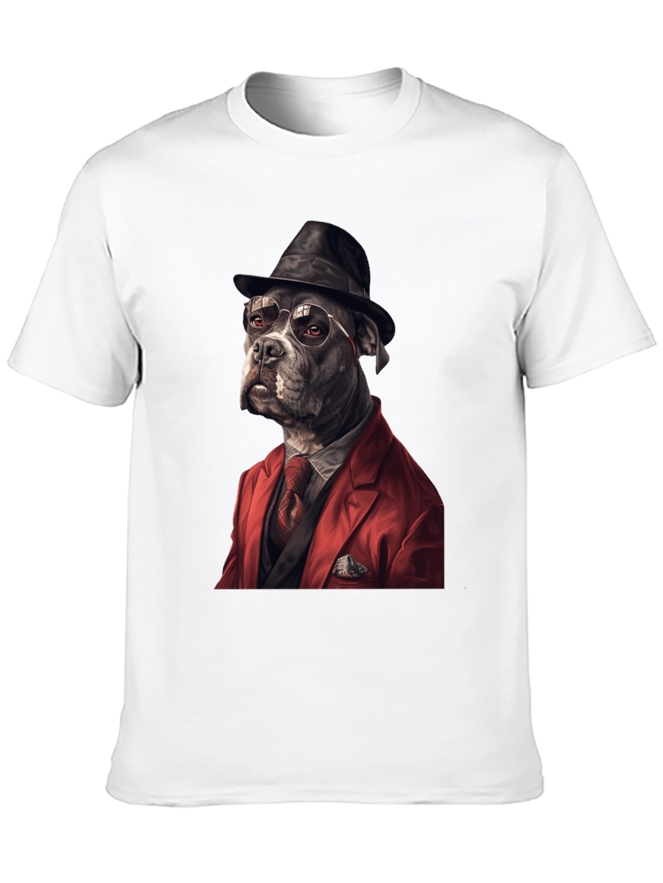 Black Dog in Suit Graphic Tee view 10