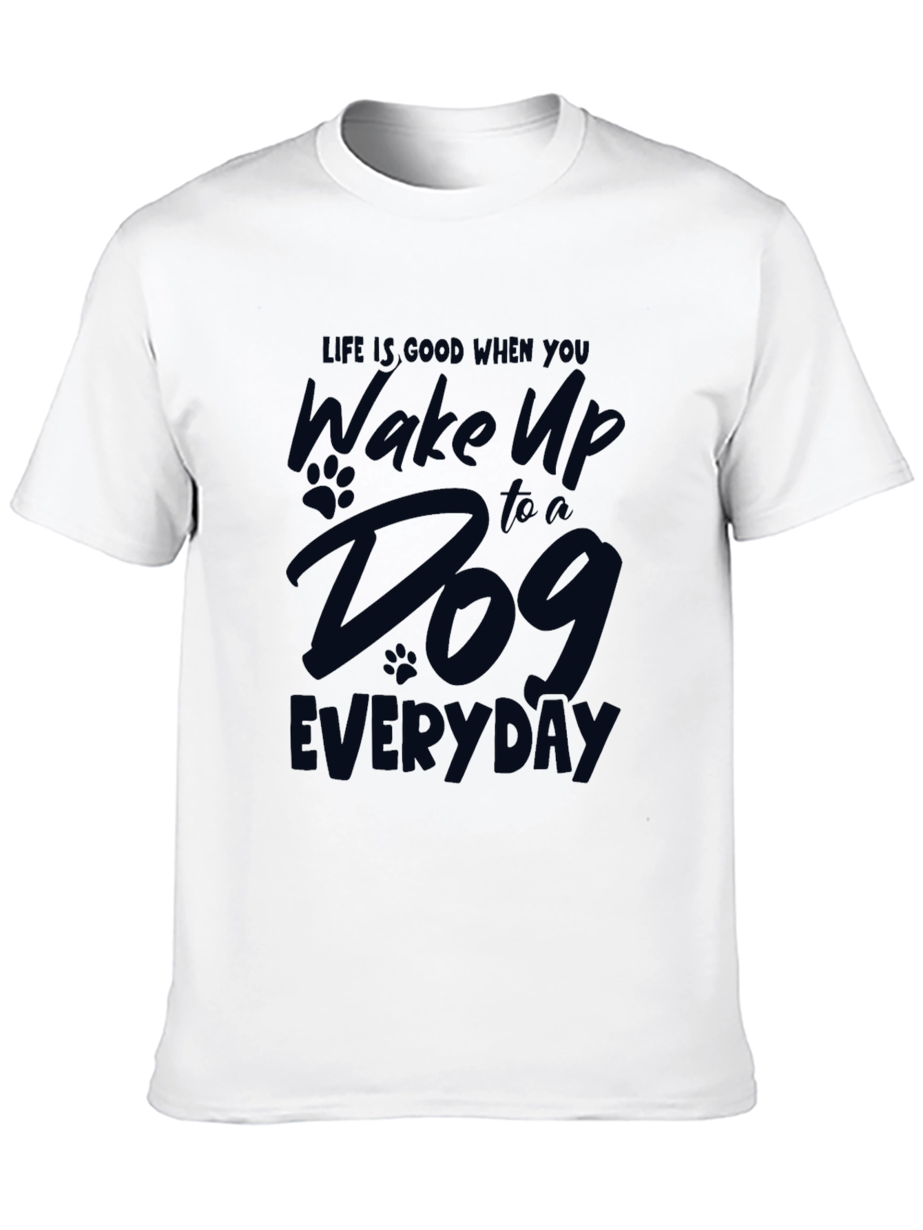 Black Life is Good Dog T-Shirt view 10