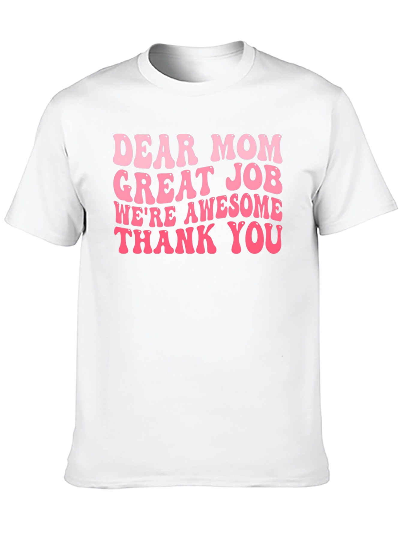 Black Dear Mom Graphic Tee - Black Cotton T-Shirt view 10