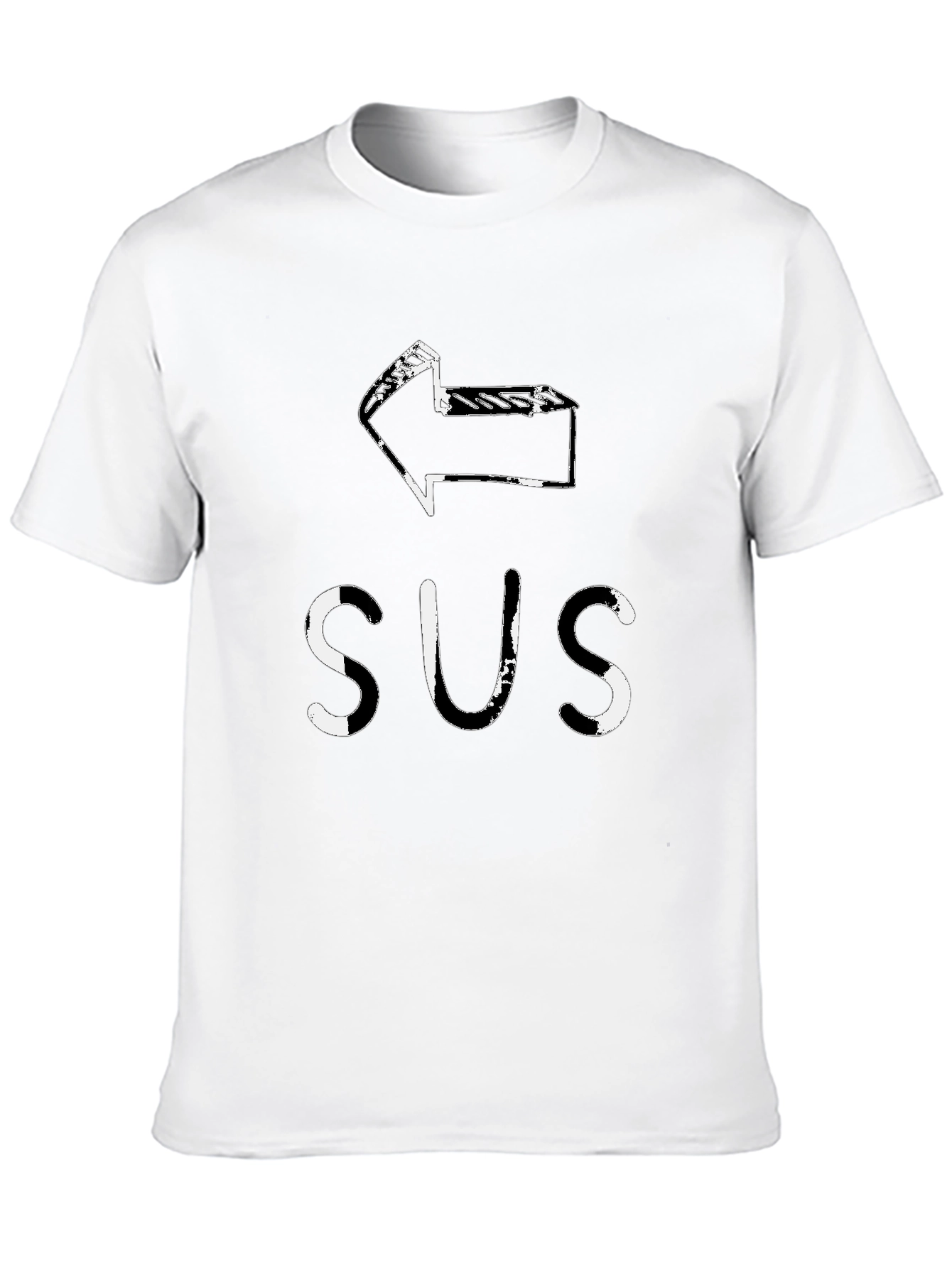 Black Sus Left Arrow T-Shirt view 10