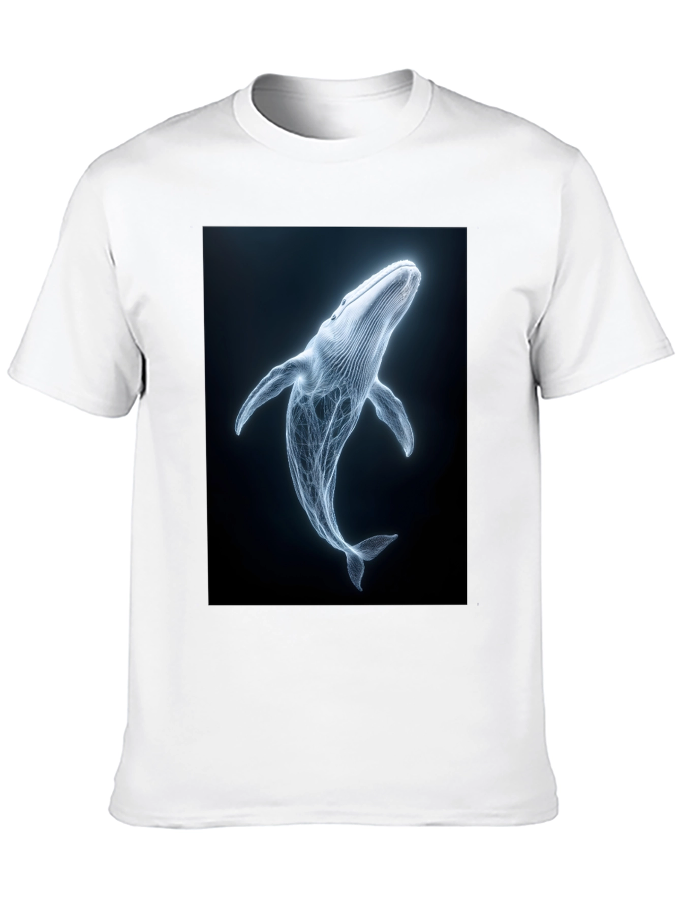 Black Whale Graphic Print Black T-Shirt view 10