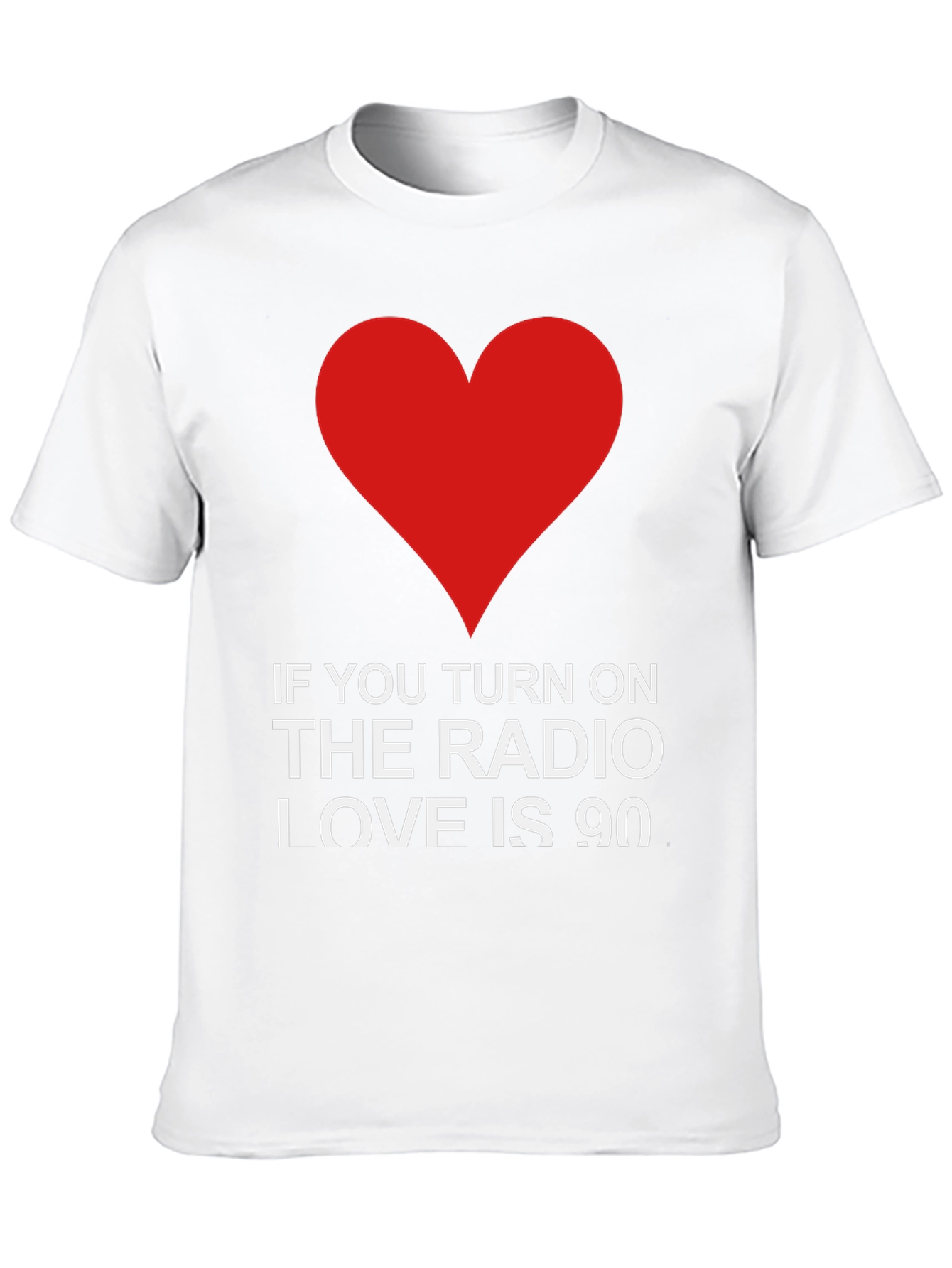 Black Radio Love Graphic Tee view 10