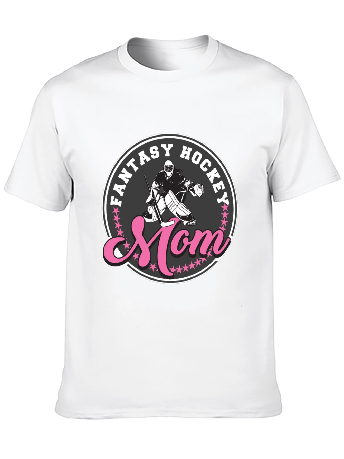 Black Fantasy Hockey Mom T-Shirt view 10