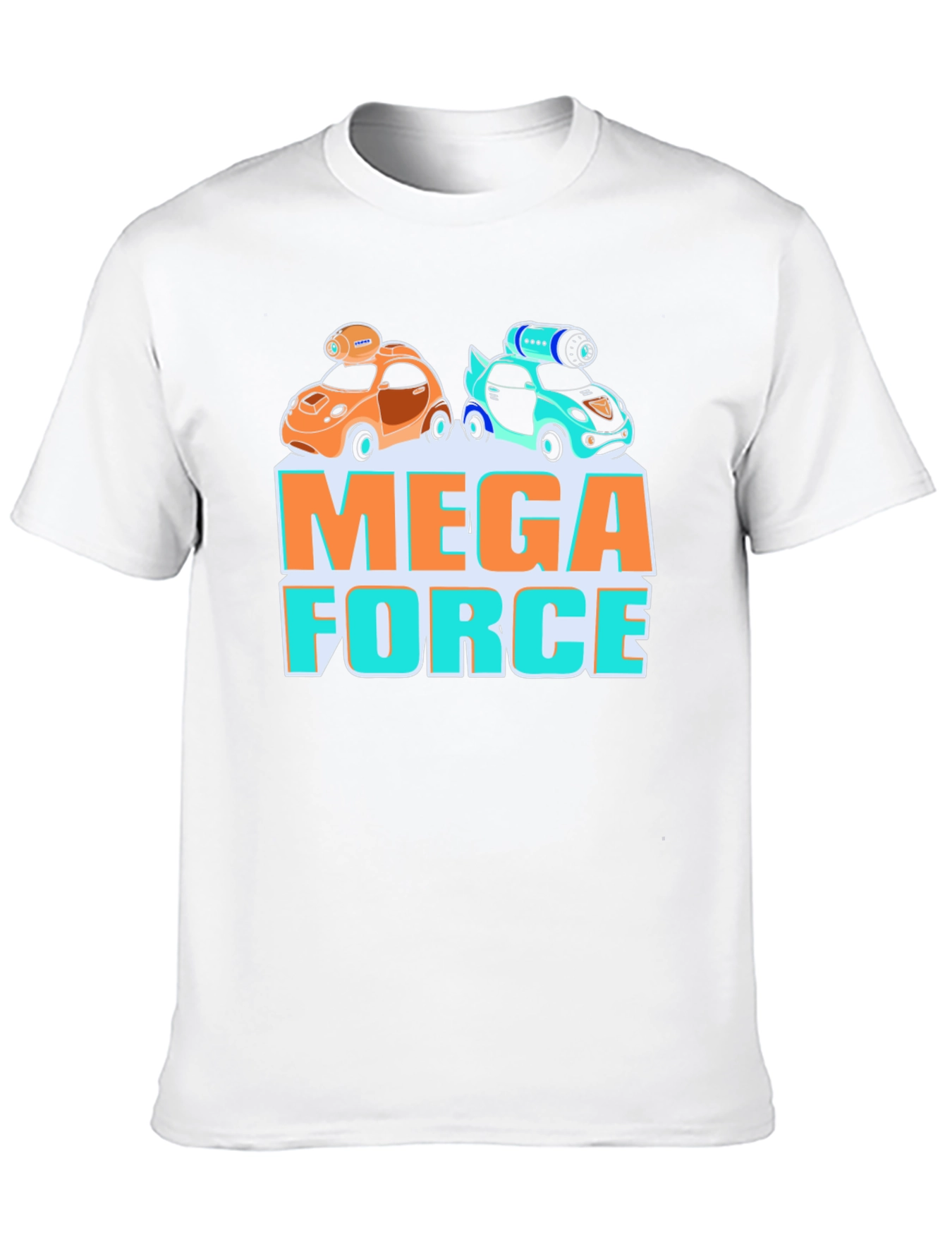 Black Mega Force Graphic Tee - Car Design view 10