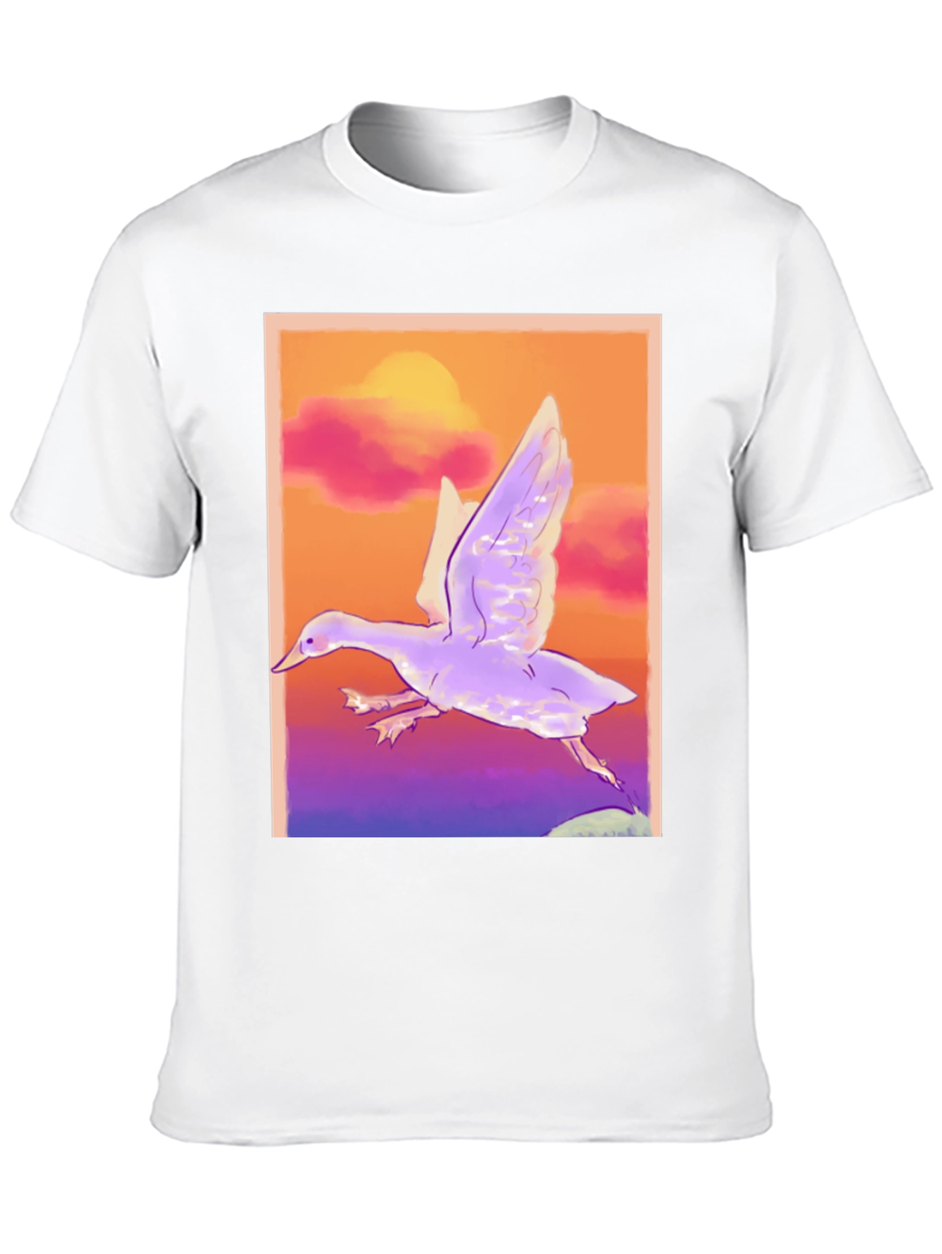Black Flying Duck Graphic T-Shirt view 10