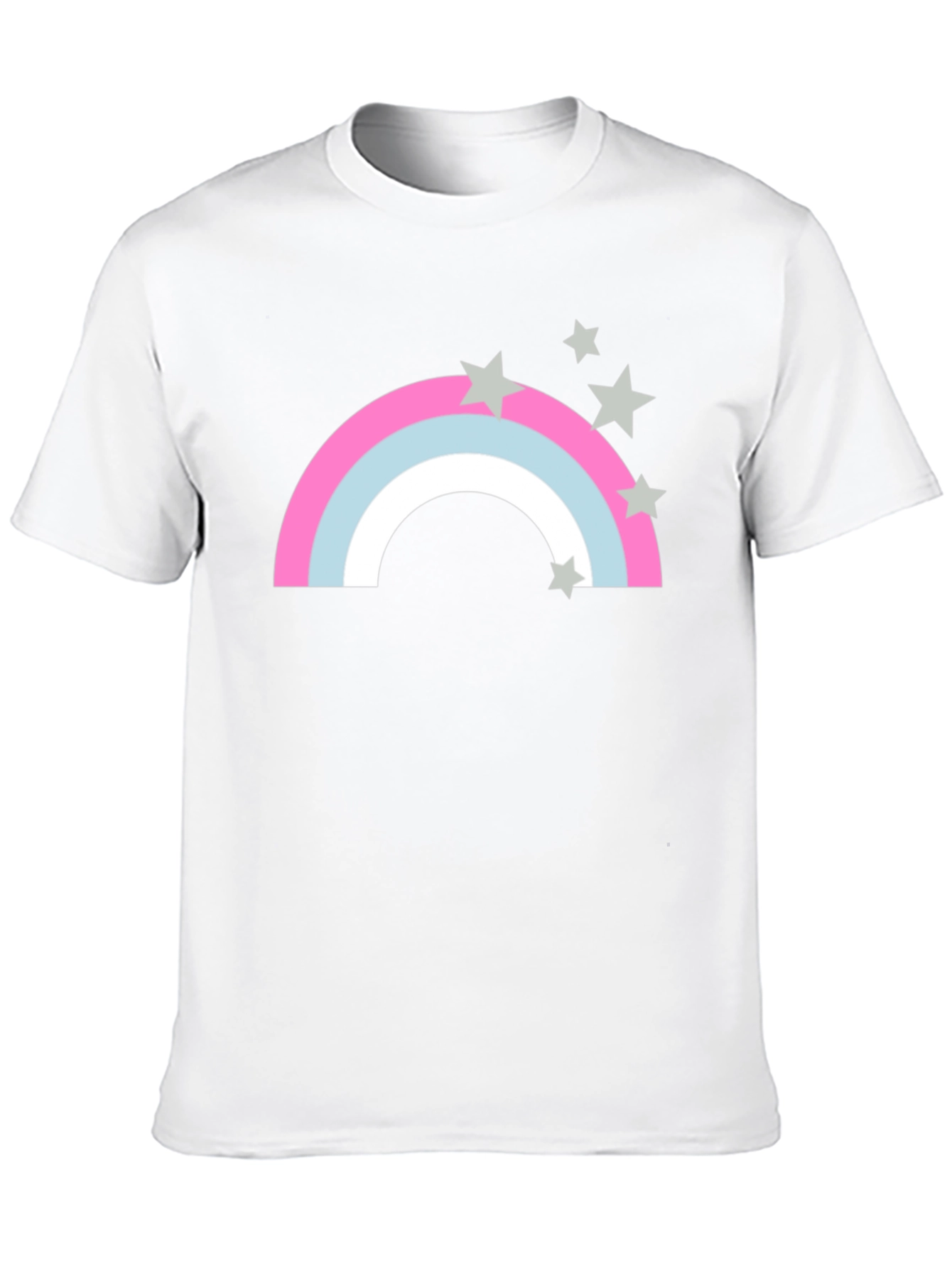 Black Rainbow & Star Graphic Black T-Shirt view 10