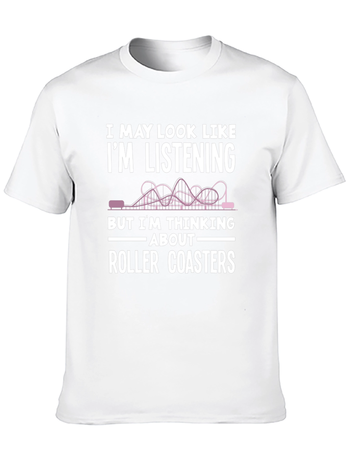 Black Roller Coaster Lover T-Shirt - Funny Gift for Enthusiasts view 10