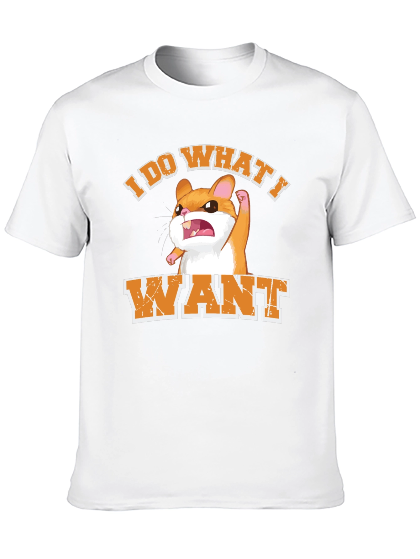 Black I Do What I Want Hamster Graphic T-Shirt view 10