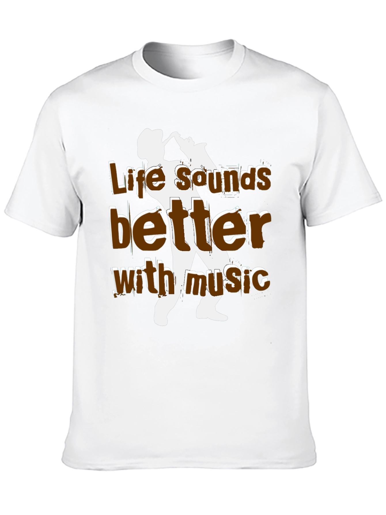 Black Life Sounds Better with Music T-Shirt view 10