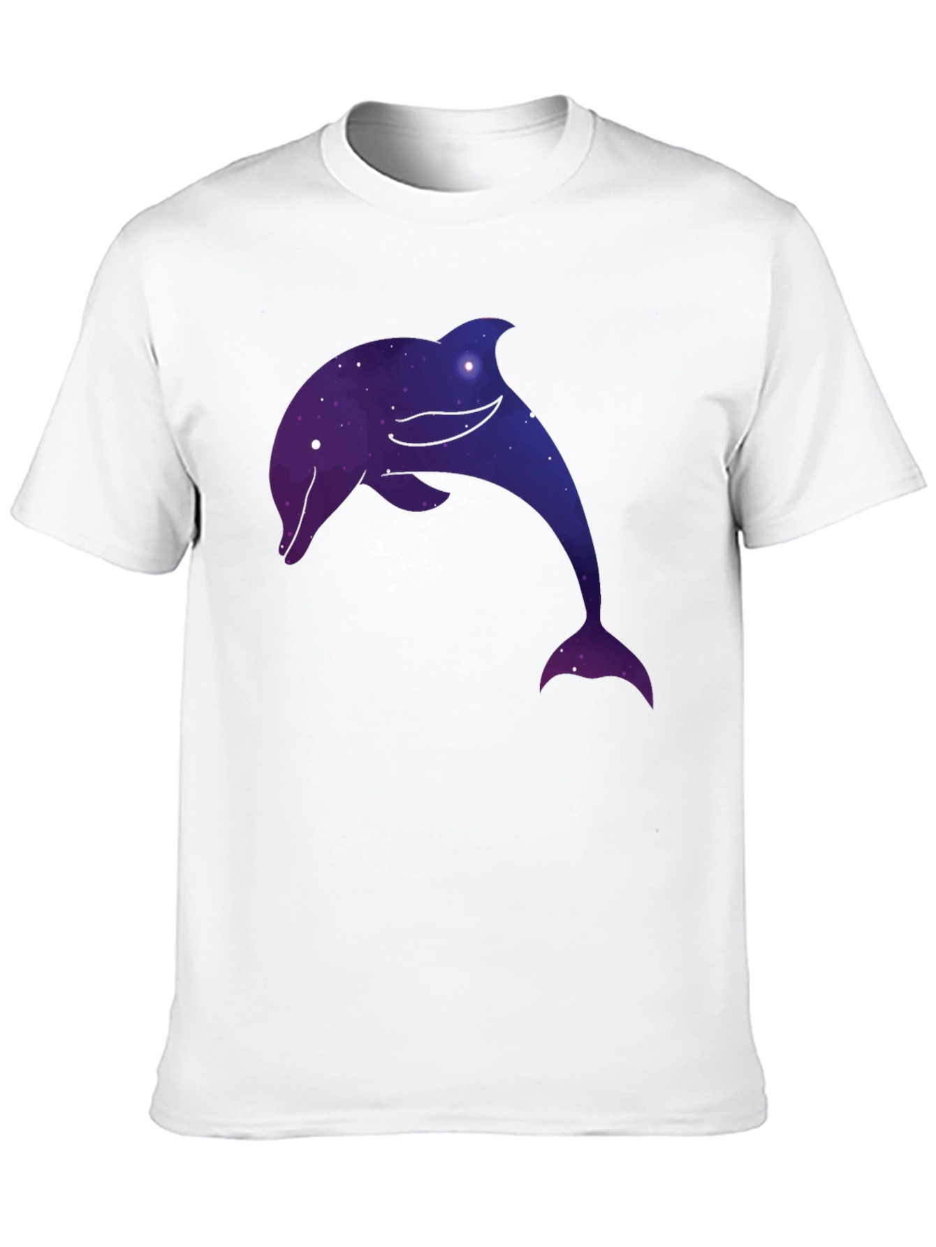 Black Cosmic Dolphin Black T-Shirt view 10