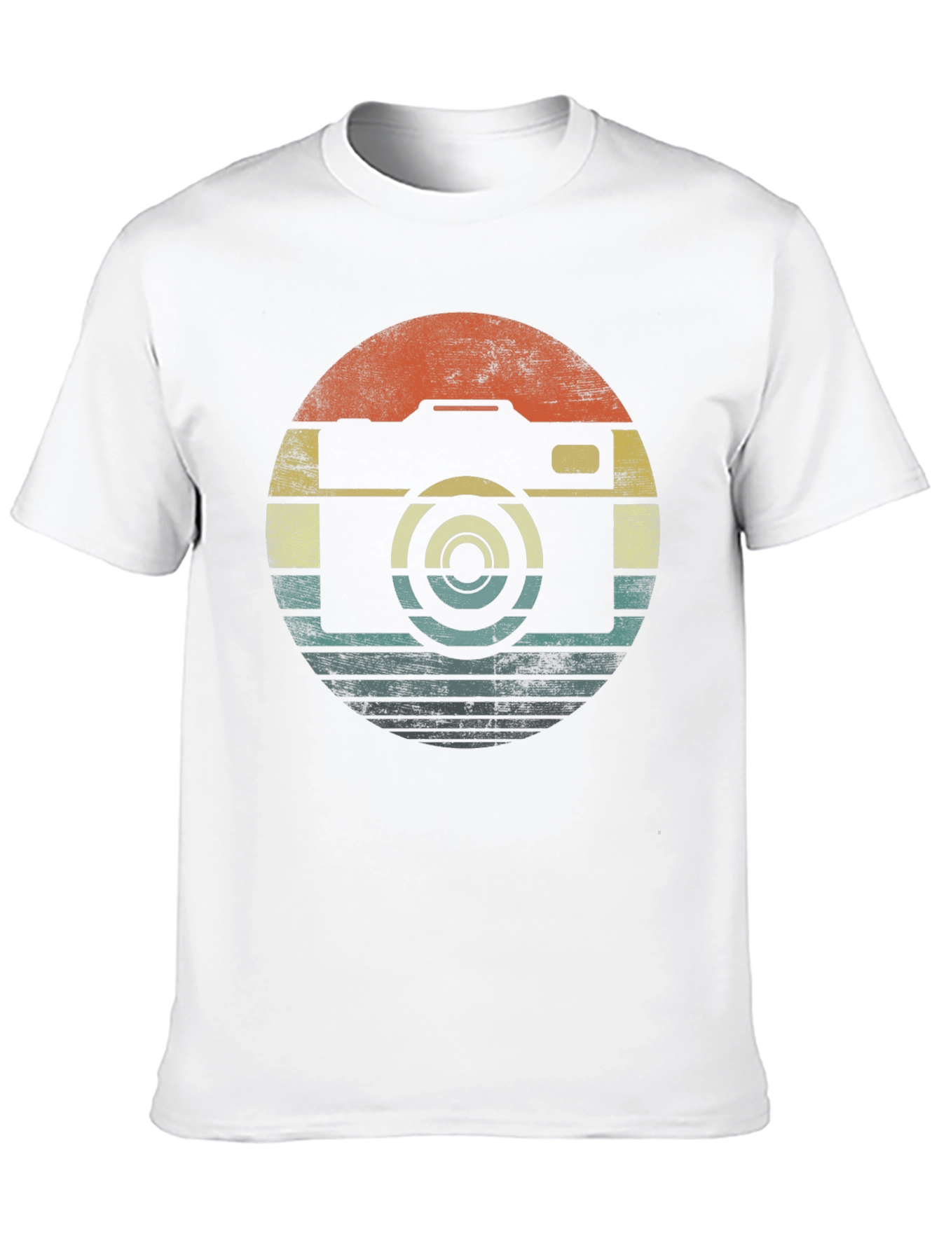 Black Retro Camera Graphic T-Shirt - Black view 10