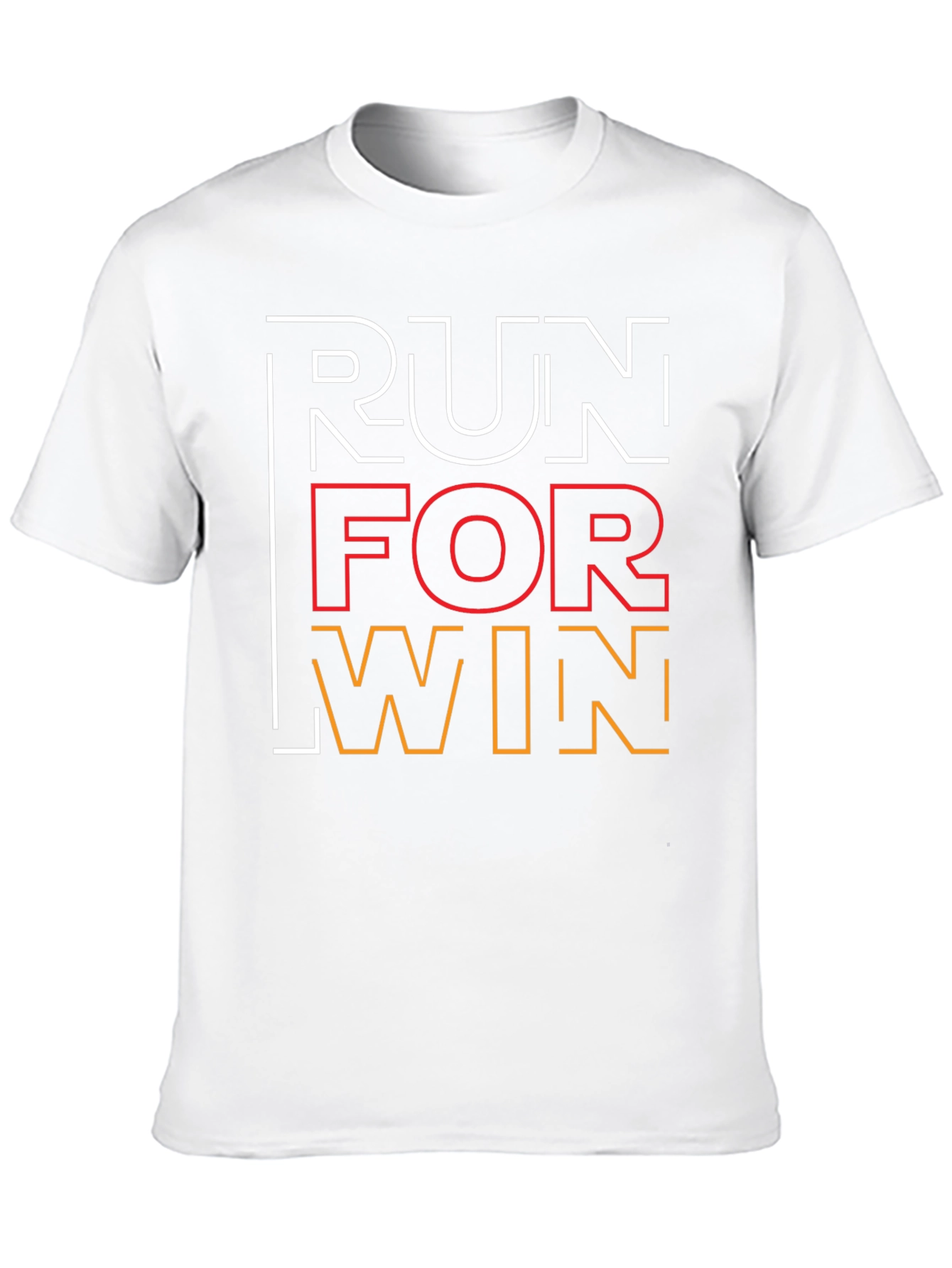 Black Run For Win Graphic Tee - Stylish Athletic Shirt view 10