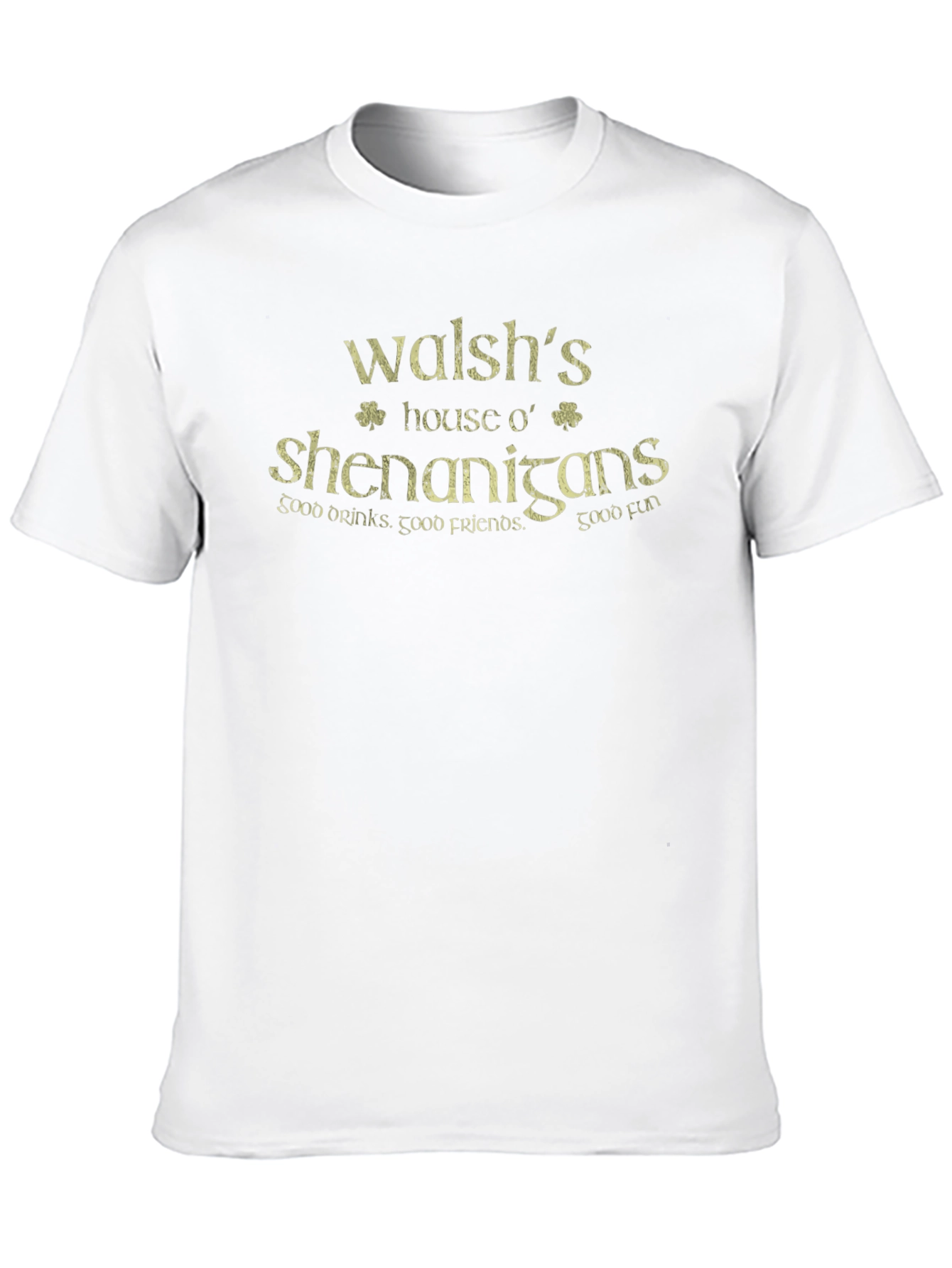 Black Walsh's House o' Shenanigans Black T-Shirt view 10