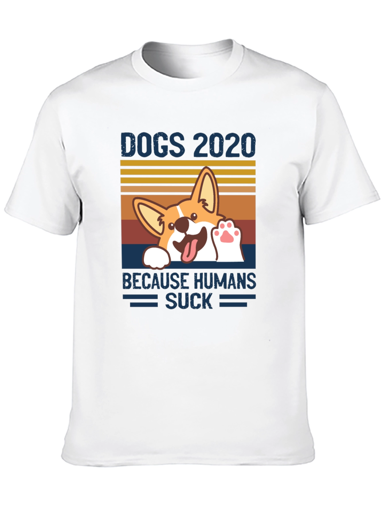 Black Dogs 2020 Graphic Tee - Because Humans Suck view 10