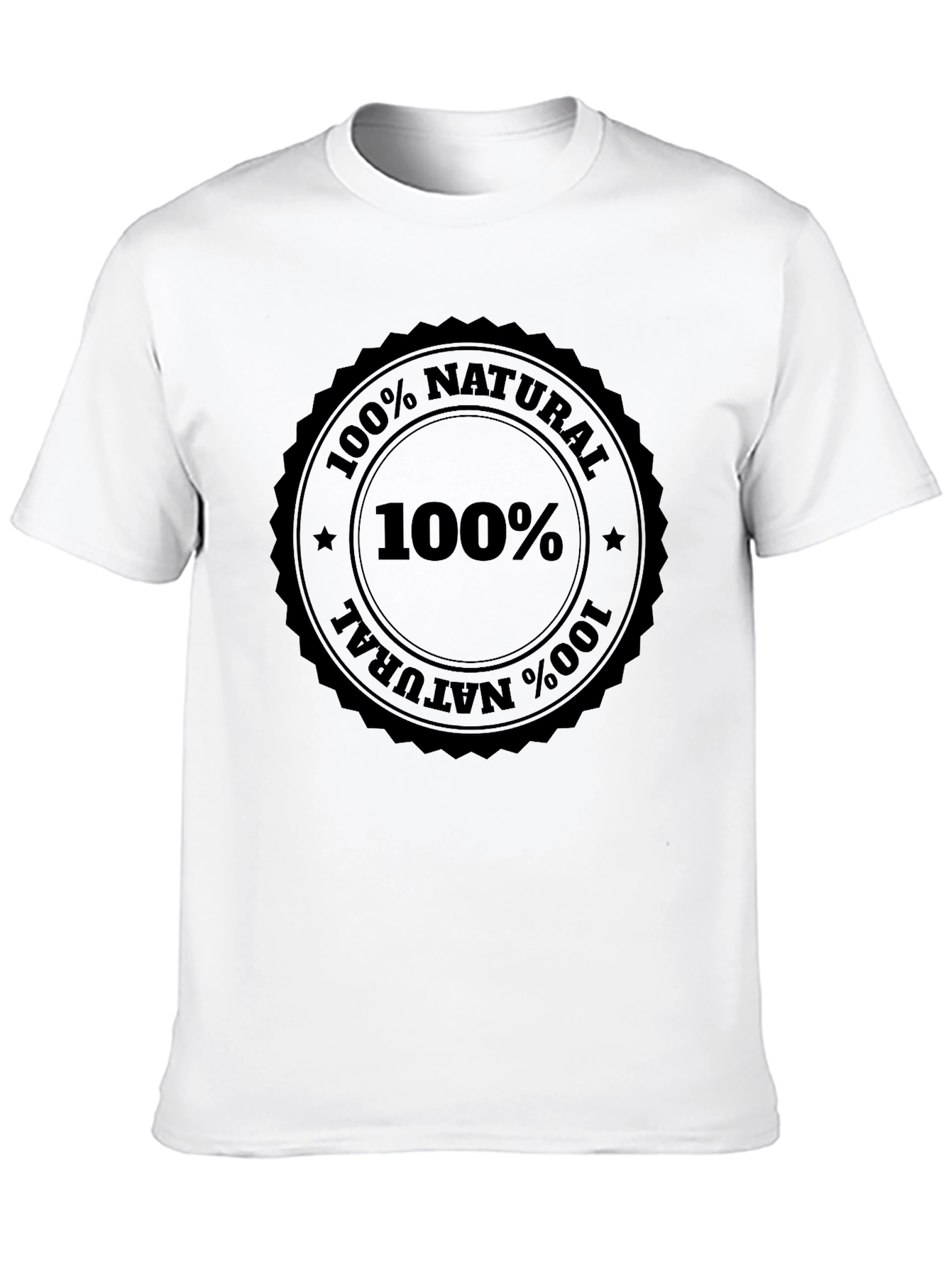 Black 100% Natural Black T-Shirt view 10