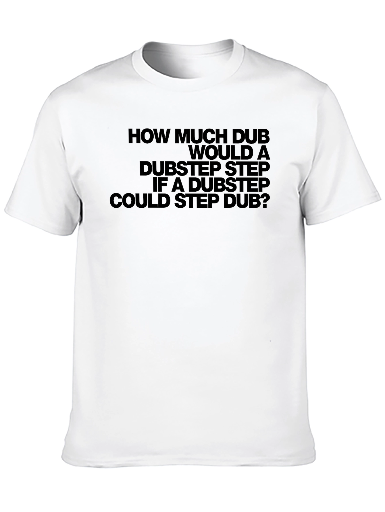 Black Dubstep Tongue Twister Black T-Shirt view 10