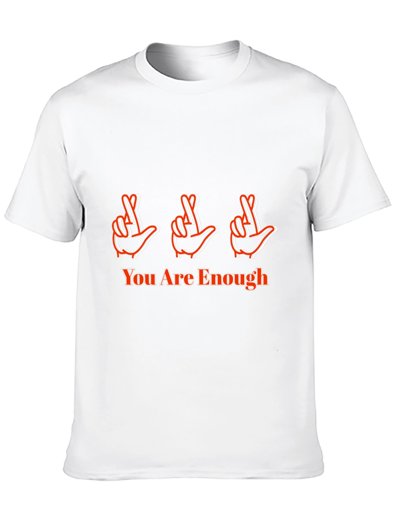 Black You Are Enough Graphic Tee view 10