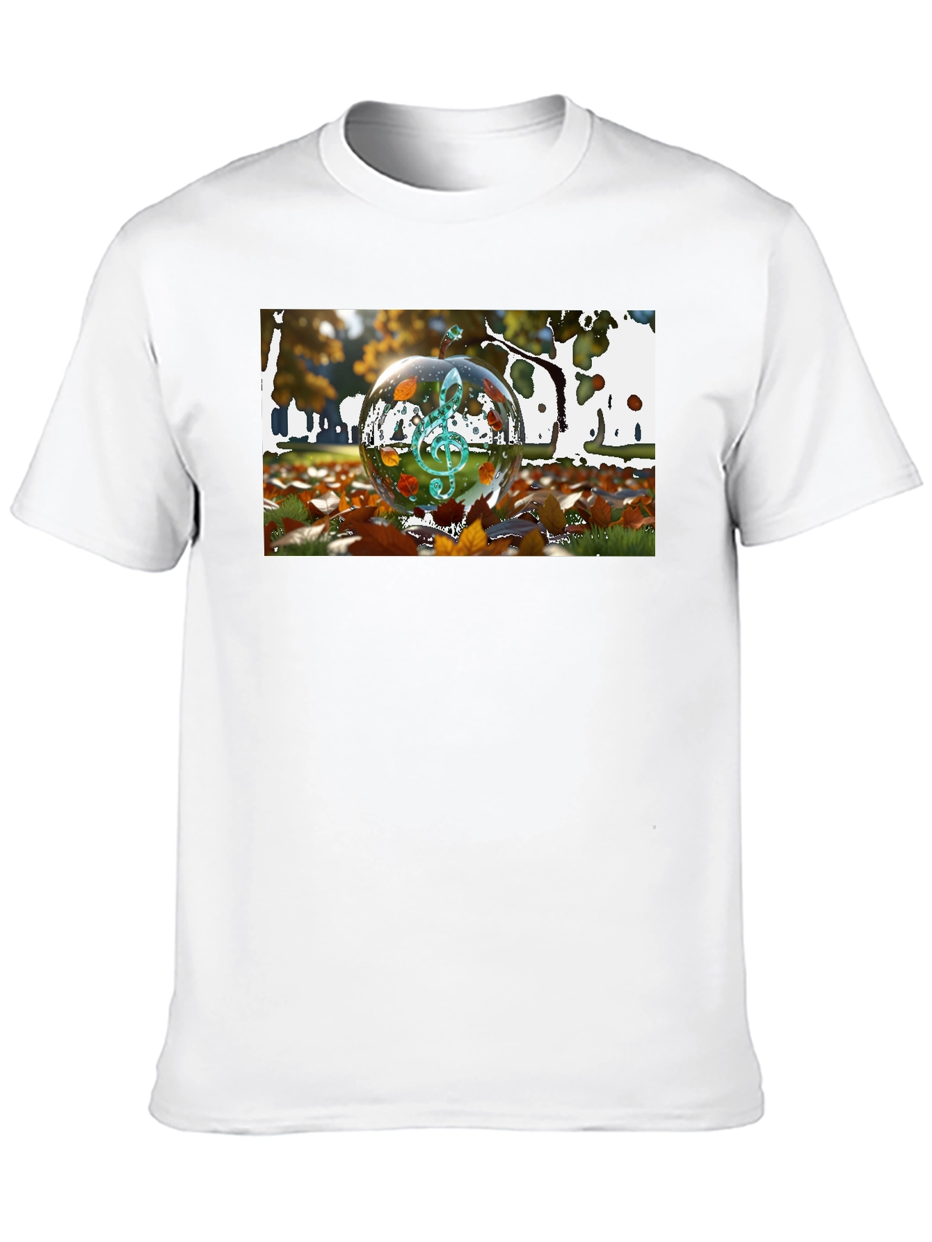 Black Musical Autumn T-Shirt - Unique Fall Design view 10