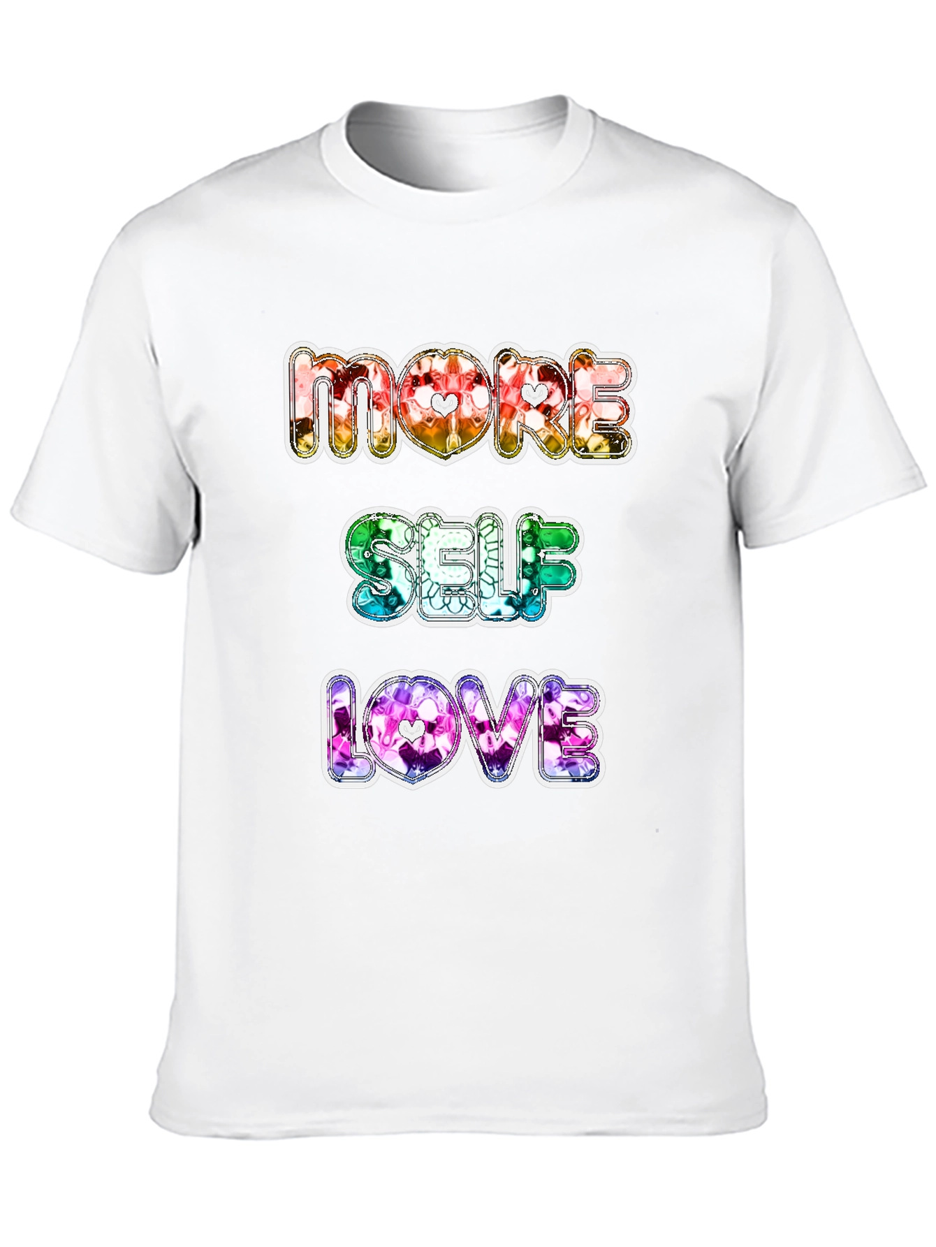 Black More Self Love Graphic T-Shirt view 10