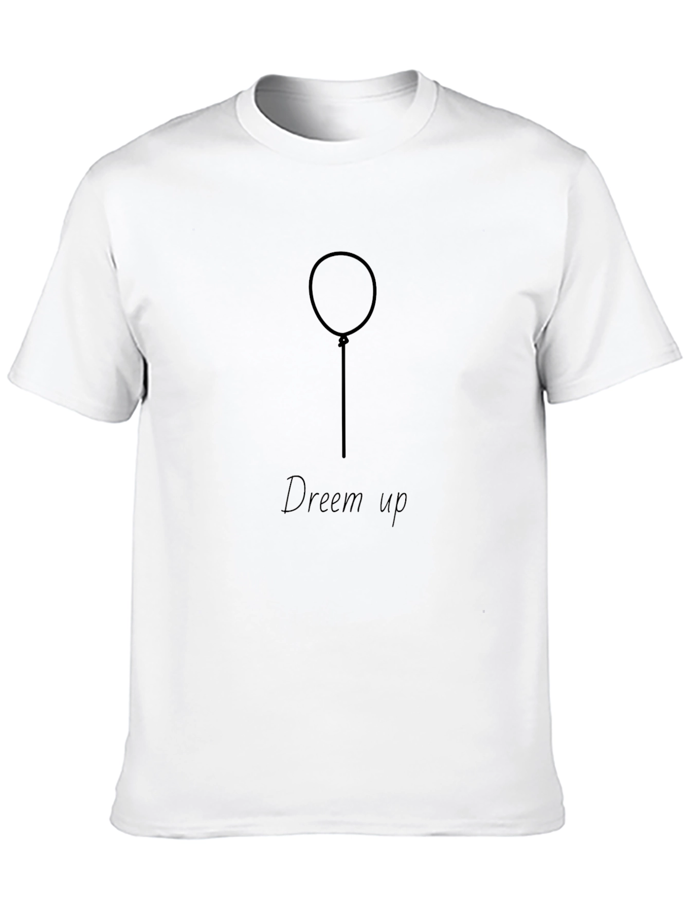 Black Dream Up T-Shirt - Balloon Design view 10