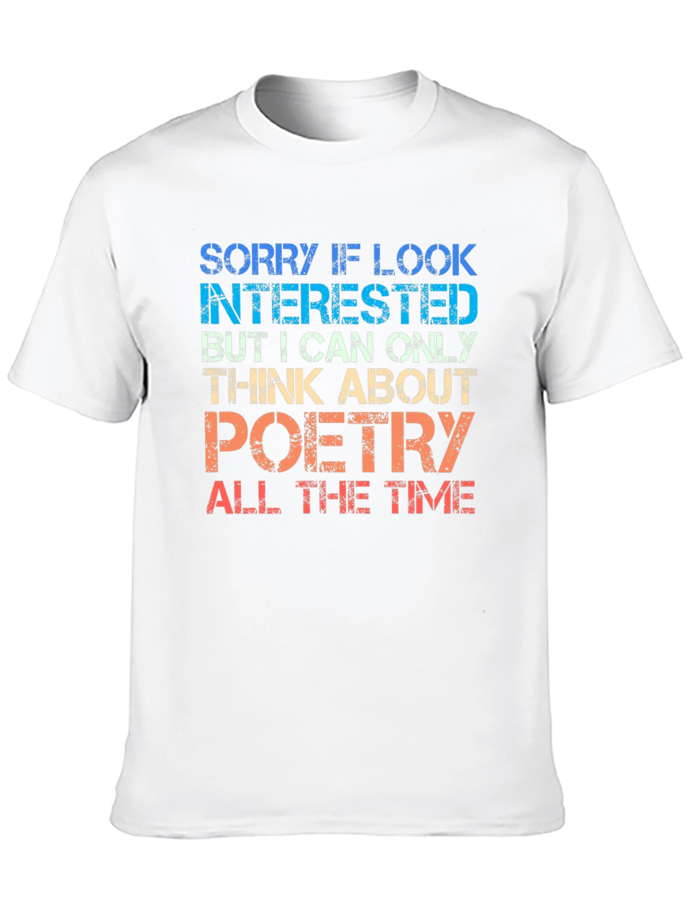 Black Poetry Lover T-Shirt - Funny Graphic Tee view 10
