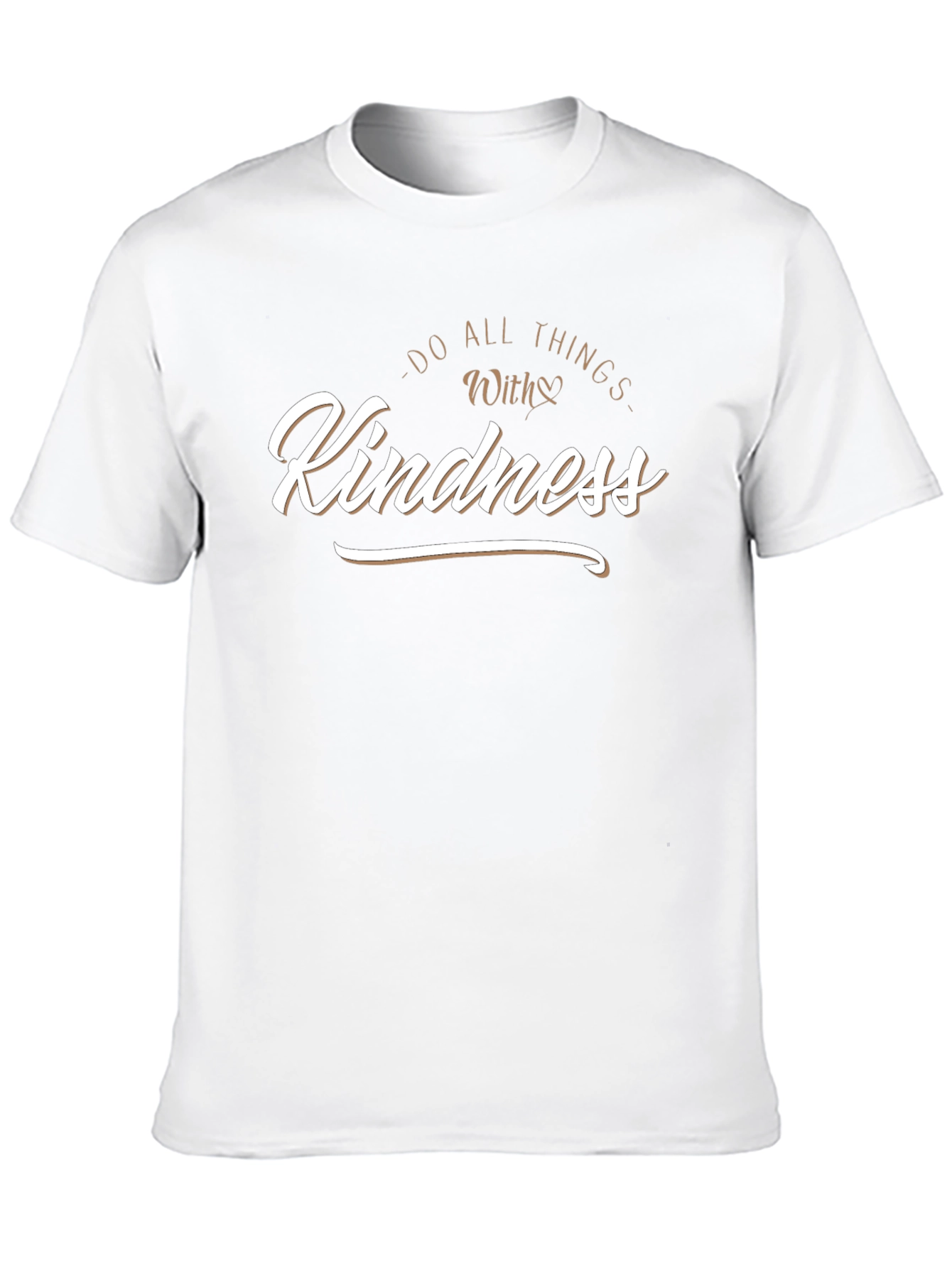 Black Kindness T-Shirt - Do All Things With Kindness Black Tee view 10