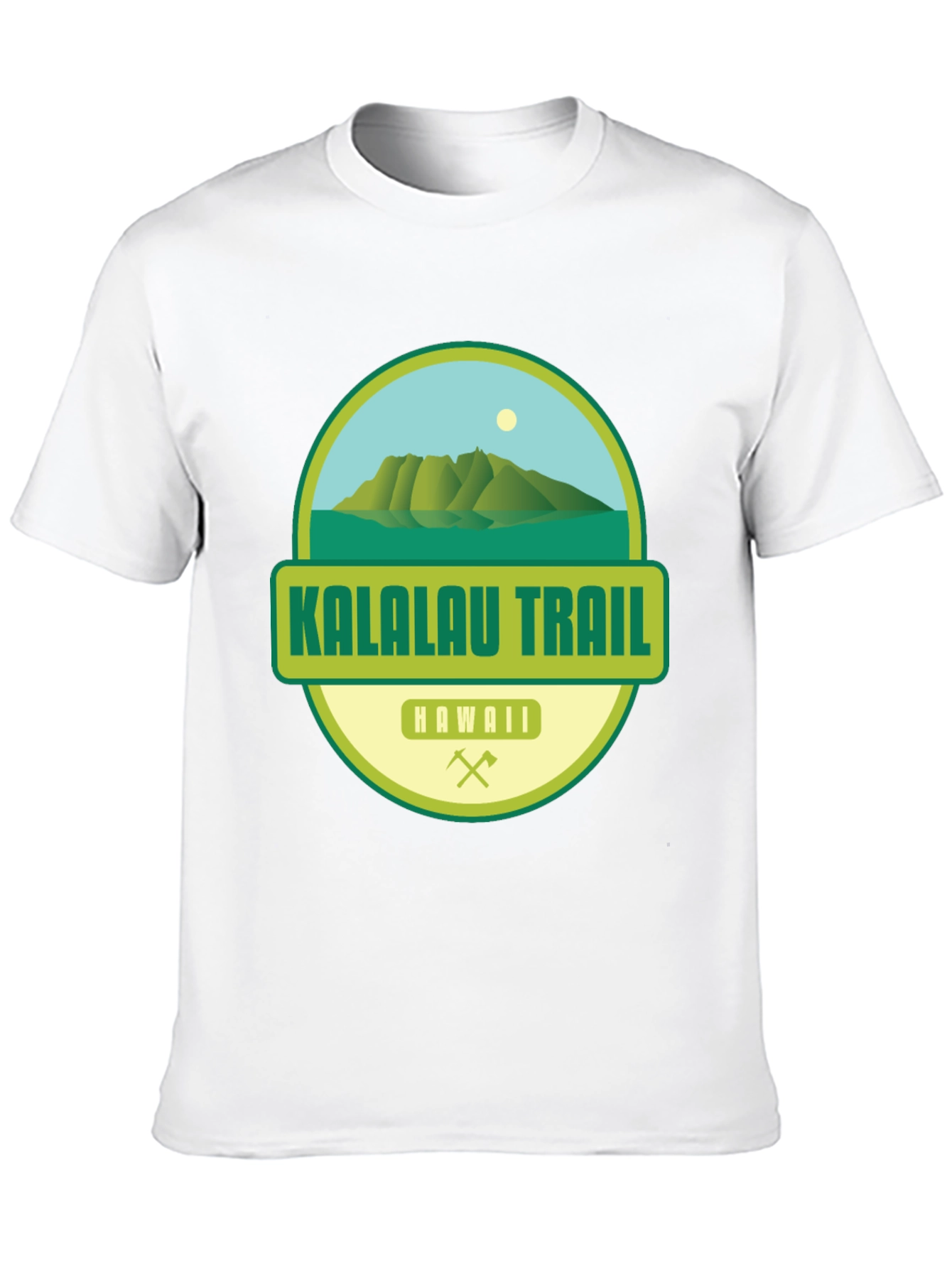 Black Kalalau Trail Hawaii Graphic T-Shirt view 10