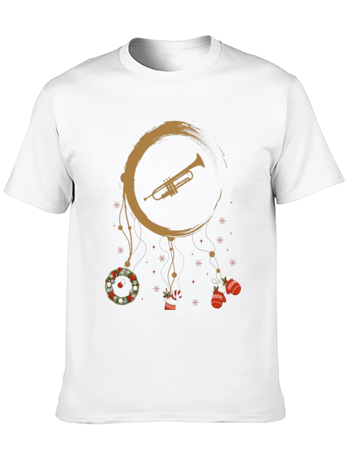Black Festive Trumpet Dreamcatcher T-Shirt view 10