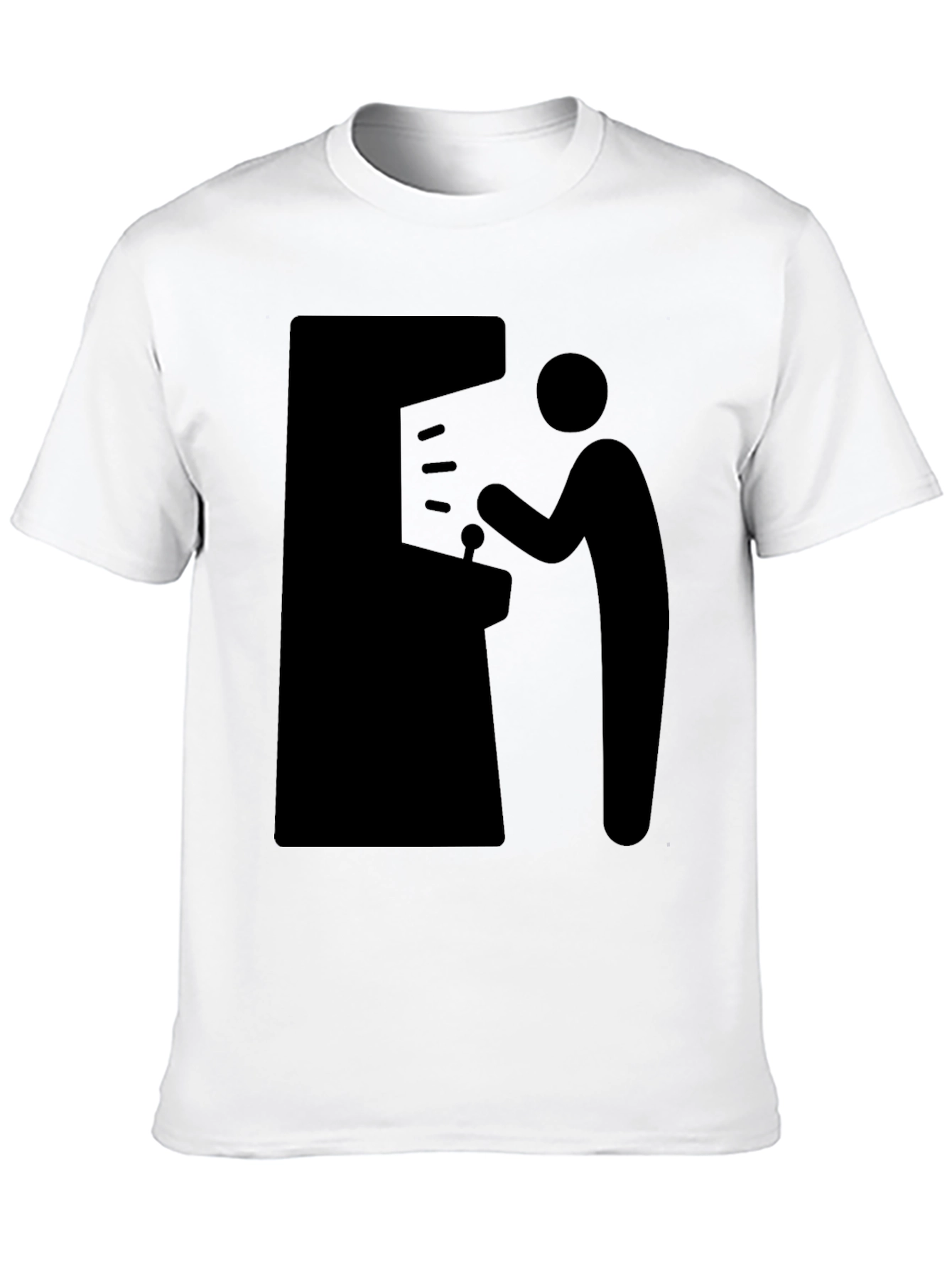 Black Arcade Gamer T-Shirt - Classic Retro Gaming Style view 10