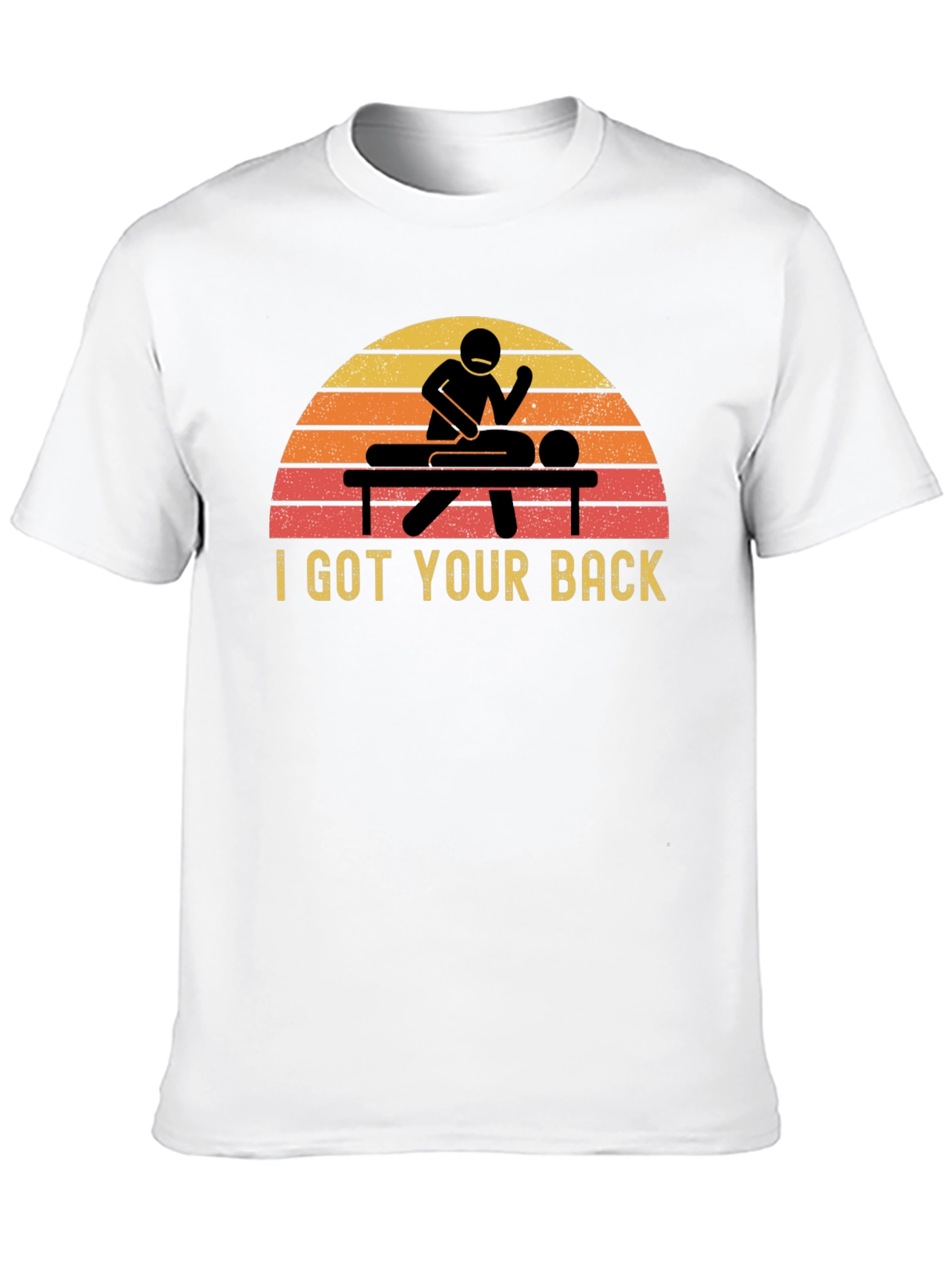 Black I Got Your Back Massage Therapist T-Shirt view 10