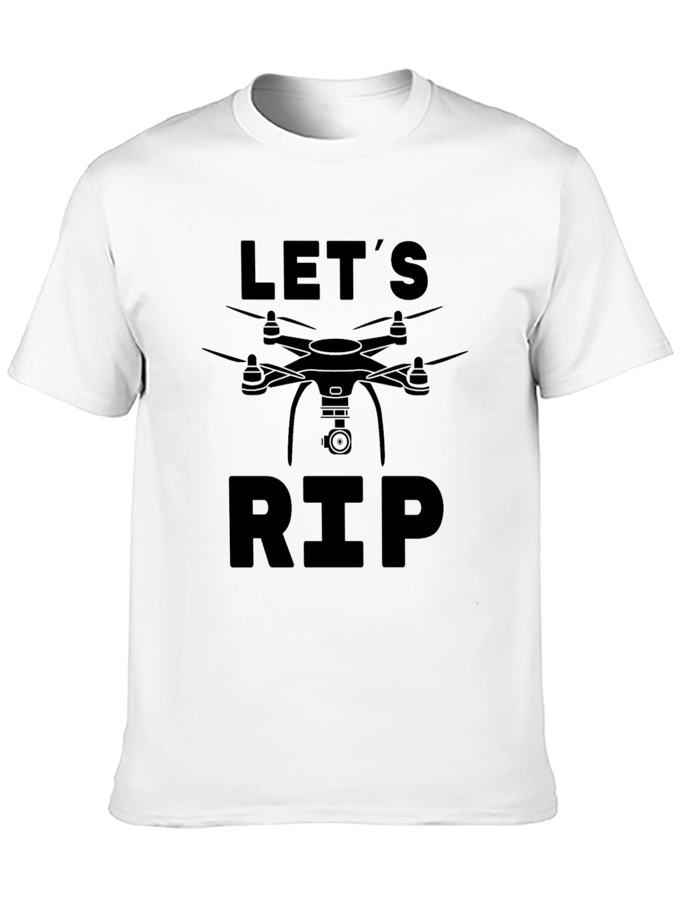 Let's RIP Drone Graphic Tee - Black - 10