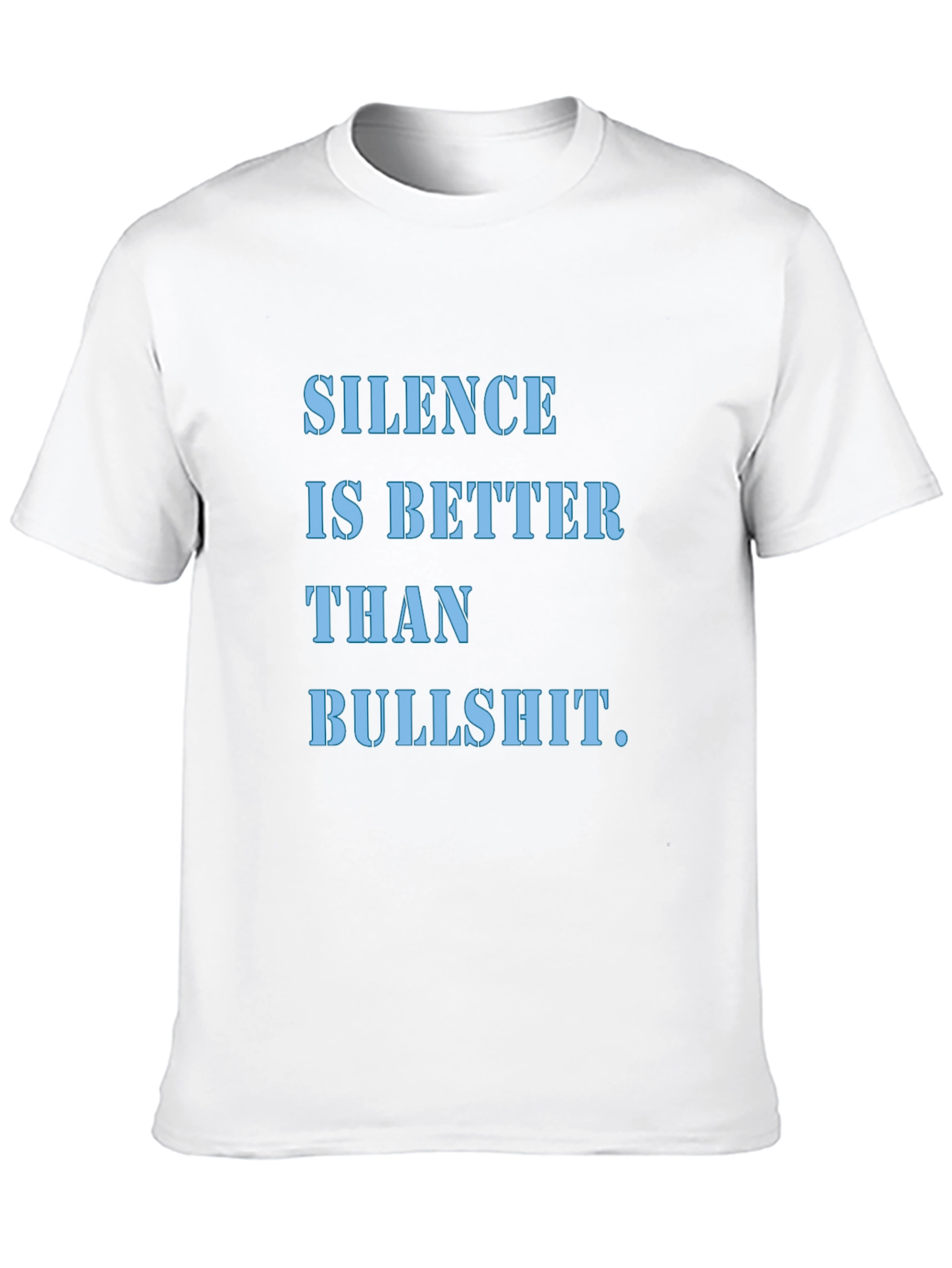 Black Silence is Better T-Shirt | Funny Slogan Tee view 10