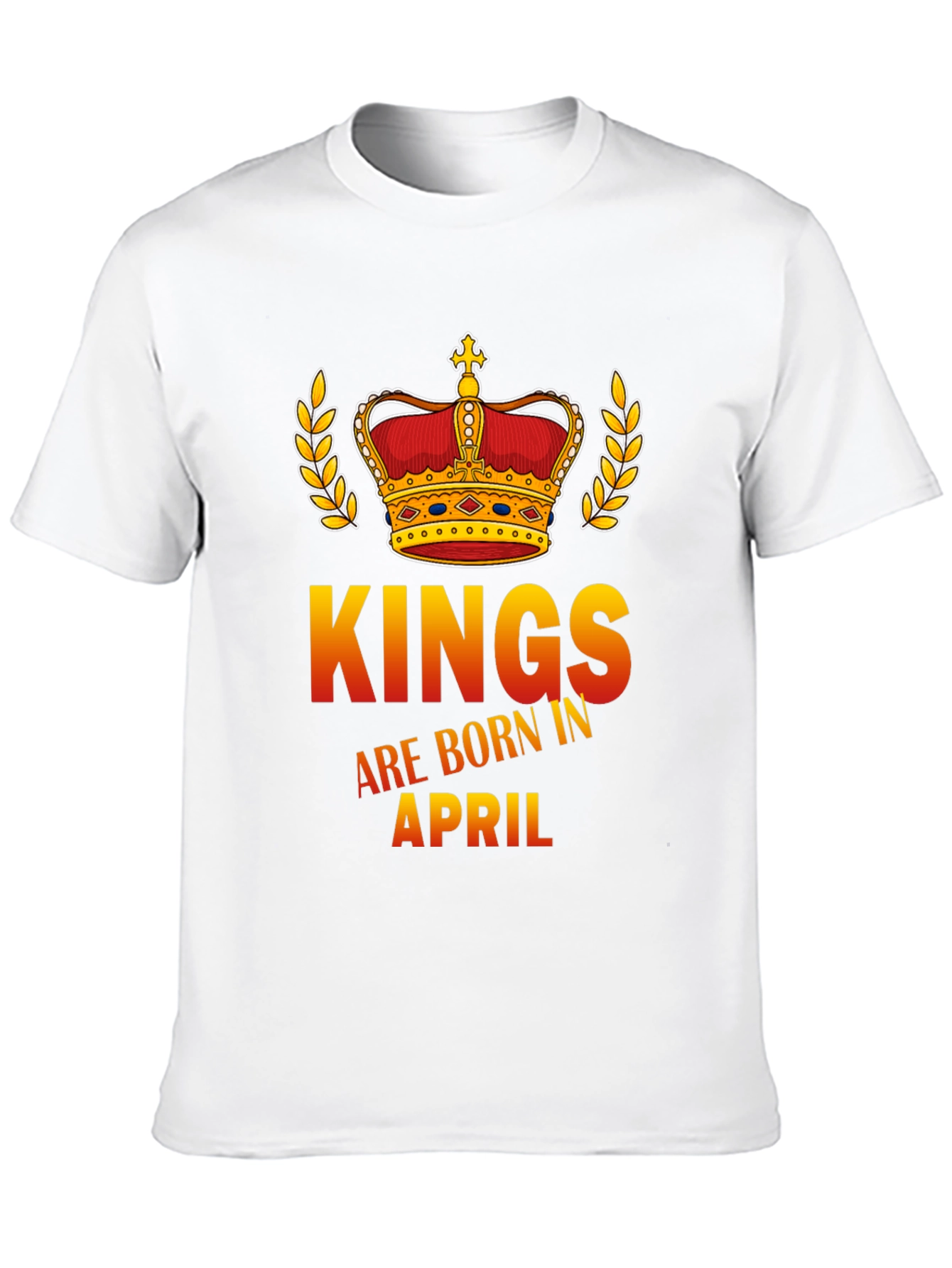 Black Kings Are Born In April Graphic Tee view 10